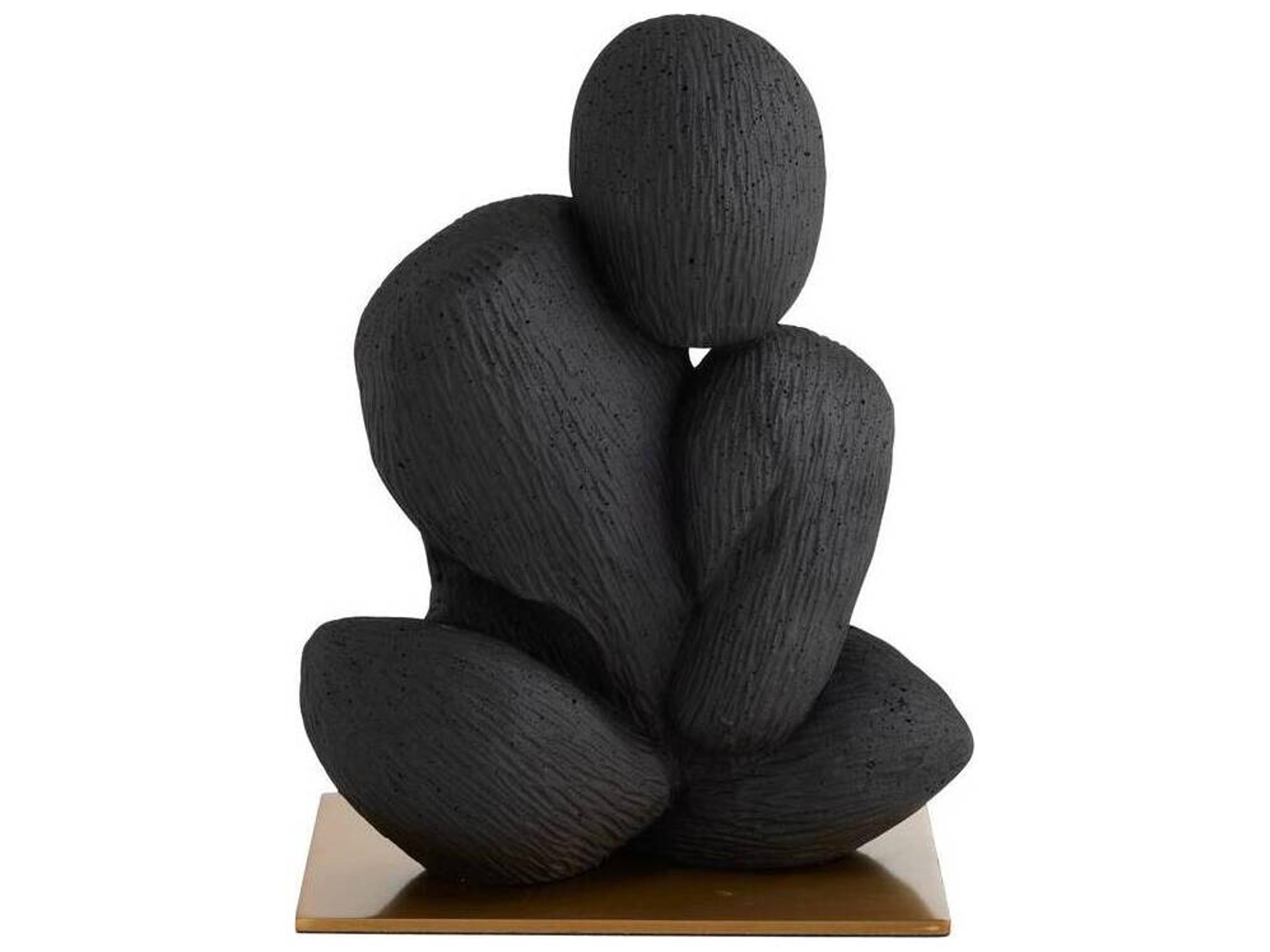 Arteriors Home Charcoal Antique Brass Sculpture