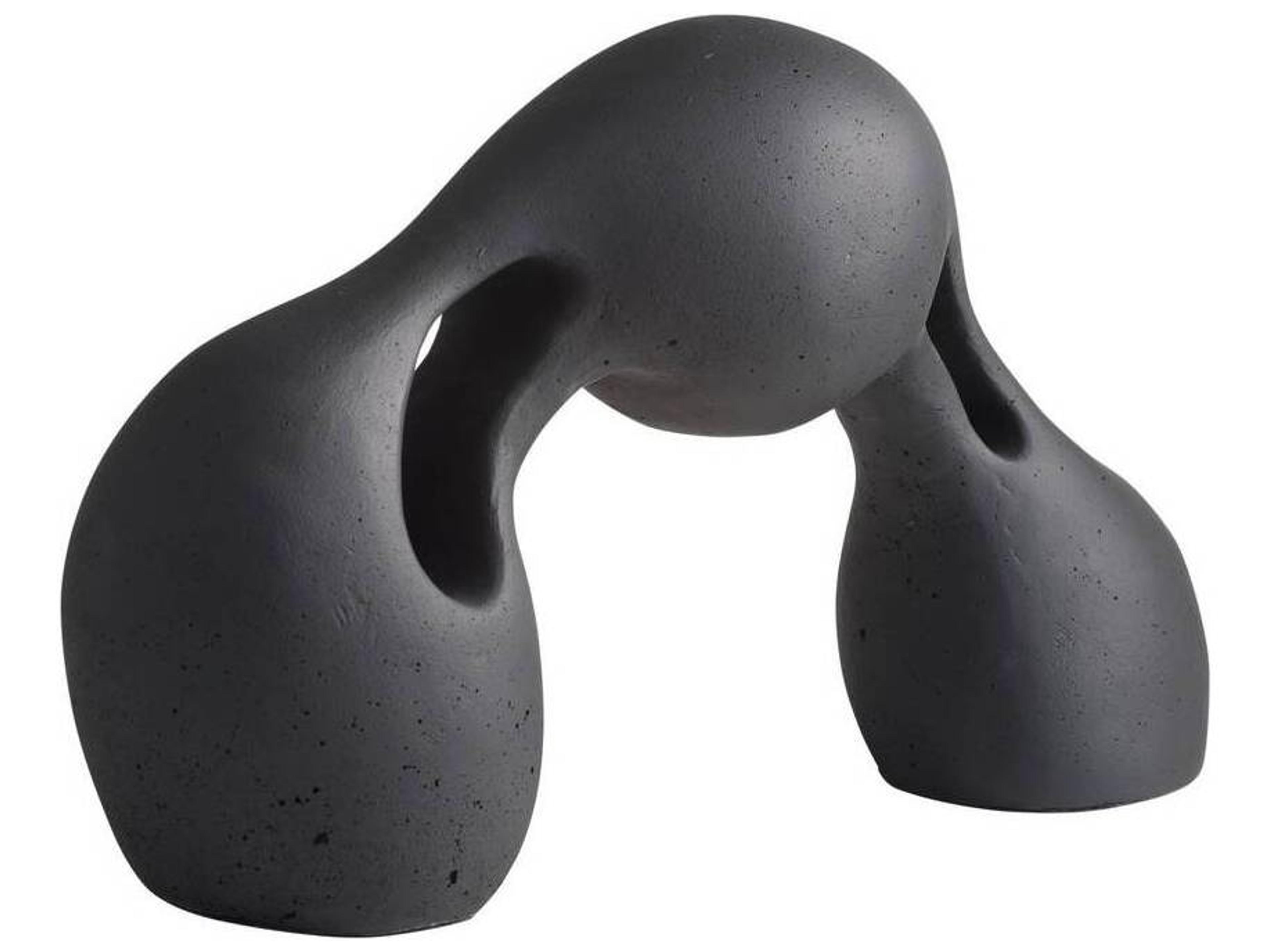Arteriors Home Jabari Charcoal Black Sculpture