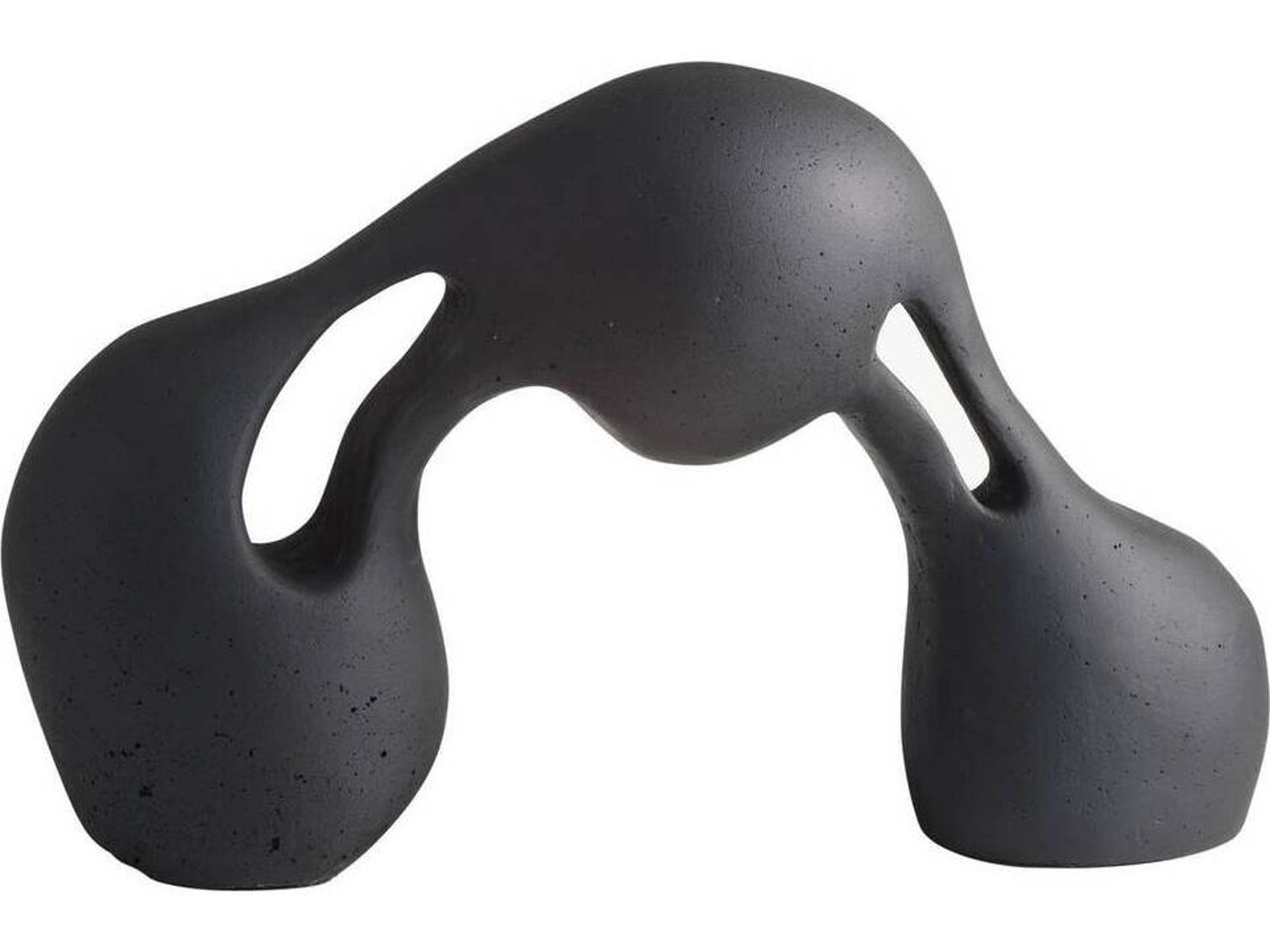 Arteriors Home Jabari Charcoal Black Sculpture