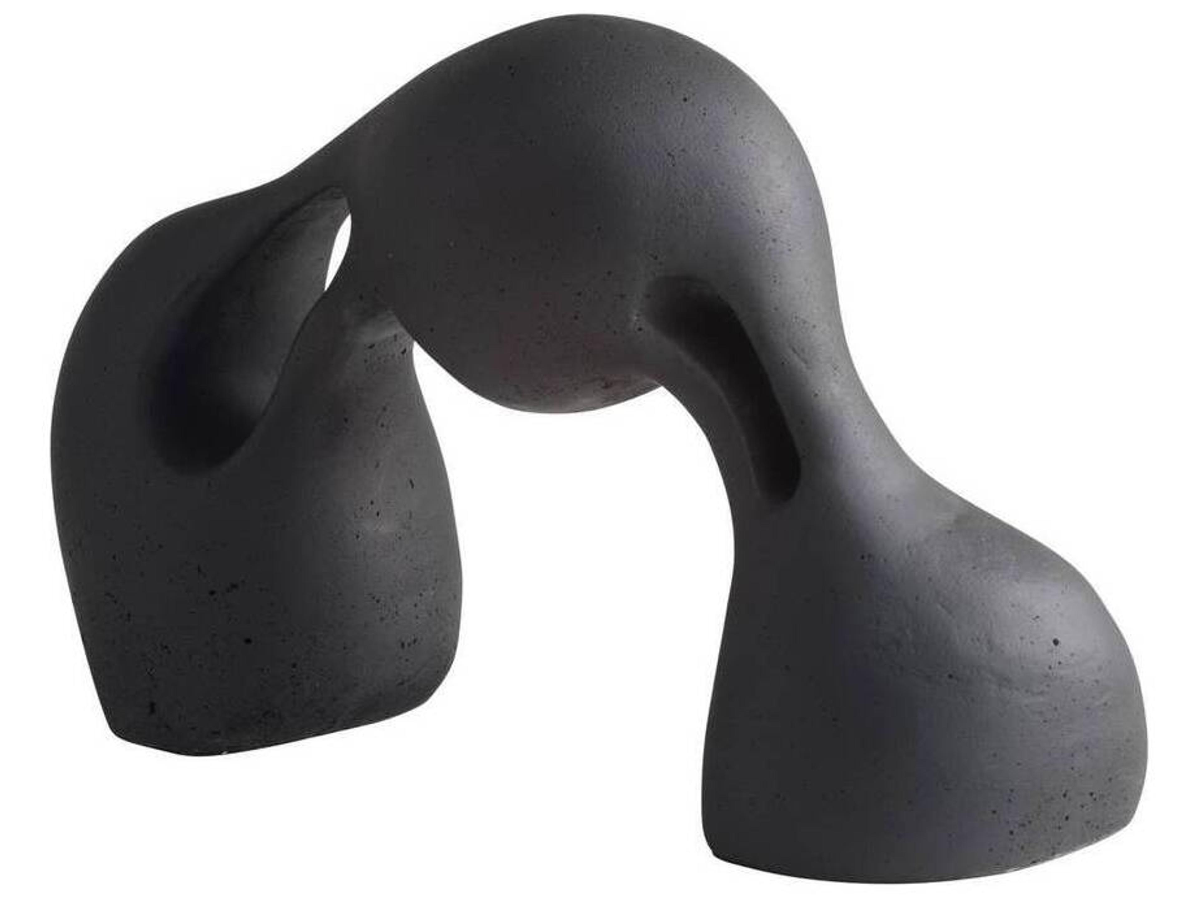Arteriors Home Jabari Charcoal Black Sculpture
