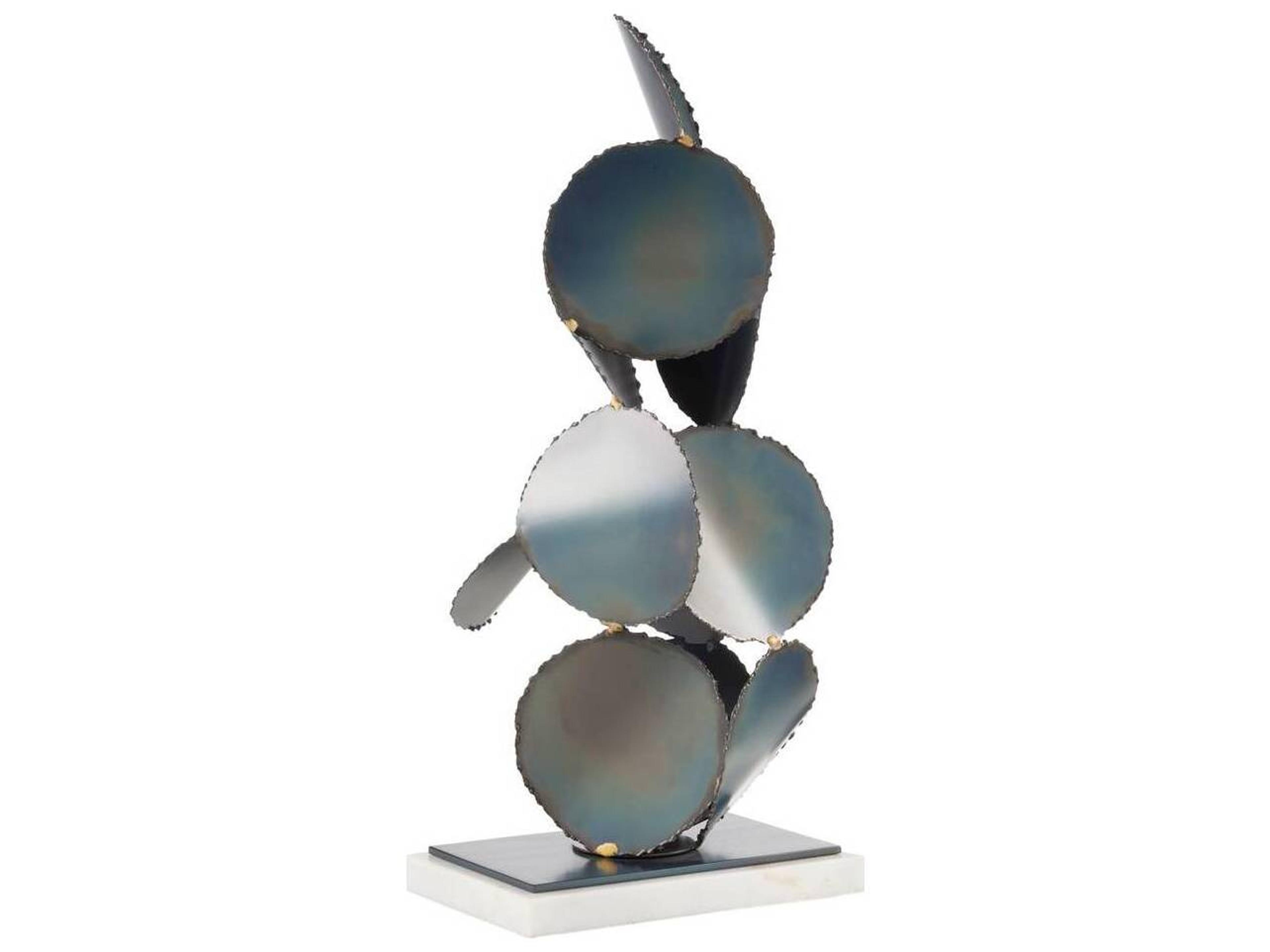 Arteriors Home Burnt Iron White Sculpture