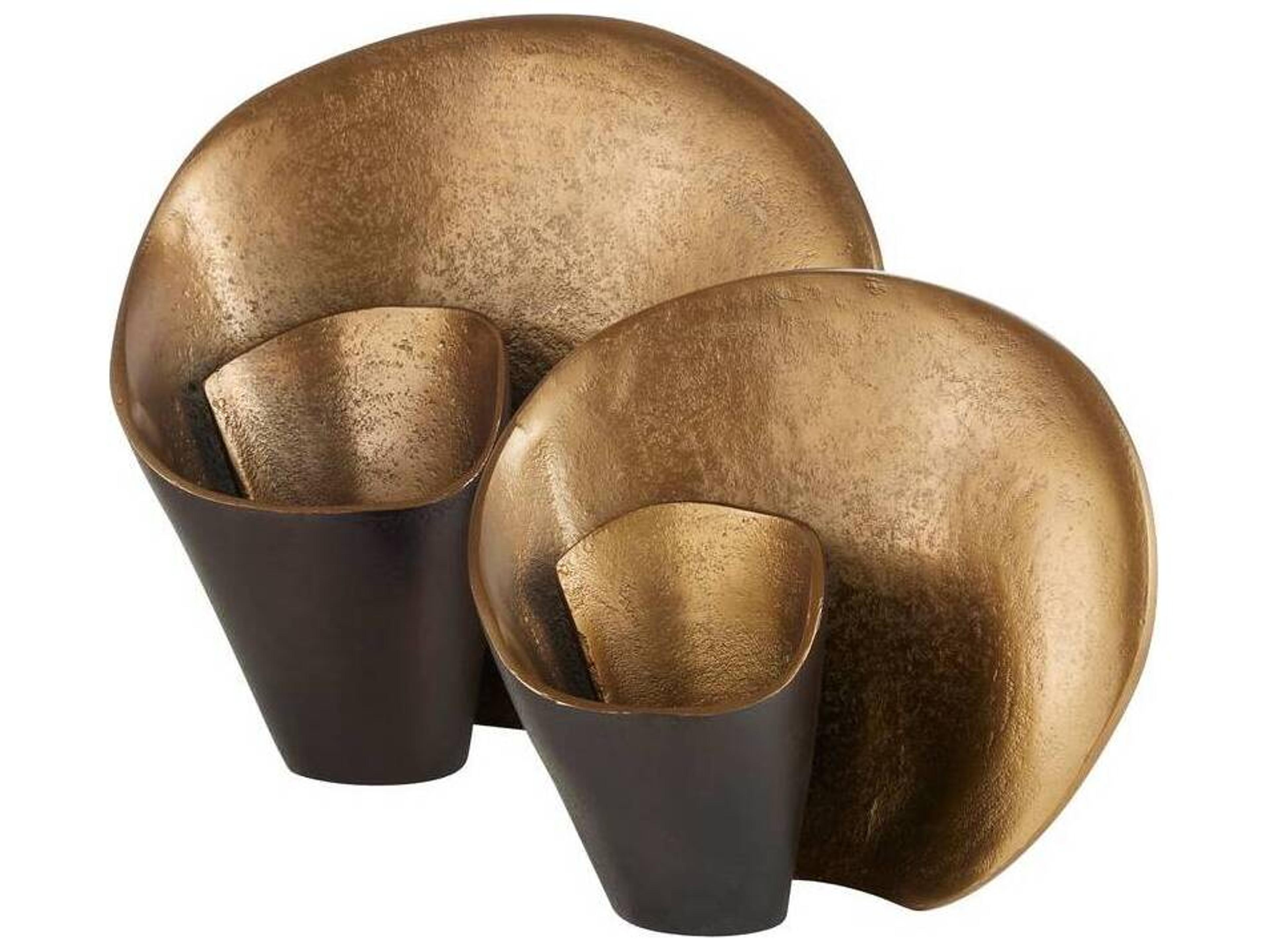 Arteriors Home Antique Brass Bronze Sculpture