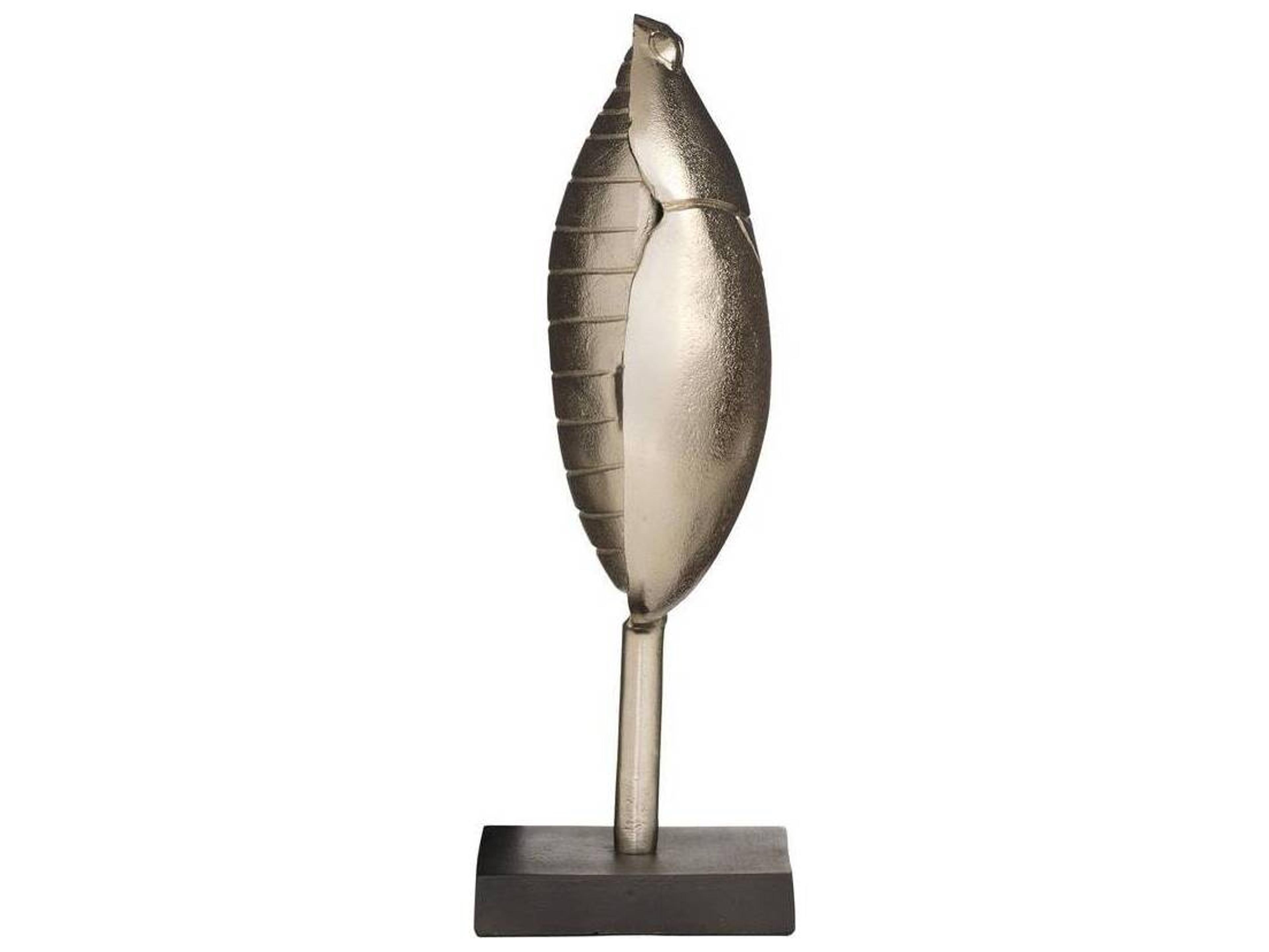 Arteriors Home Gita Vintage Silver Natural Iron Gray Sculpture