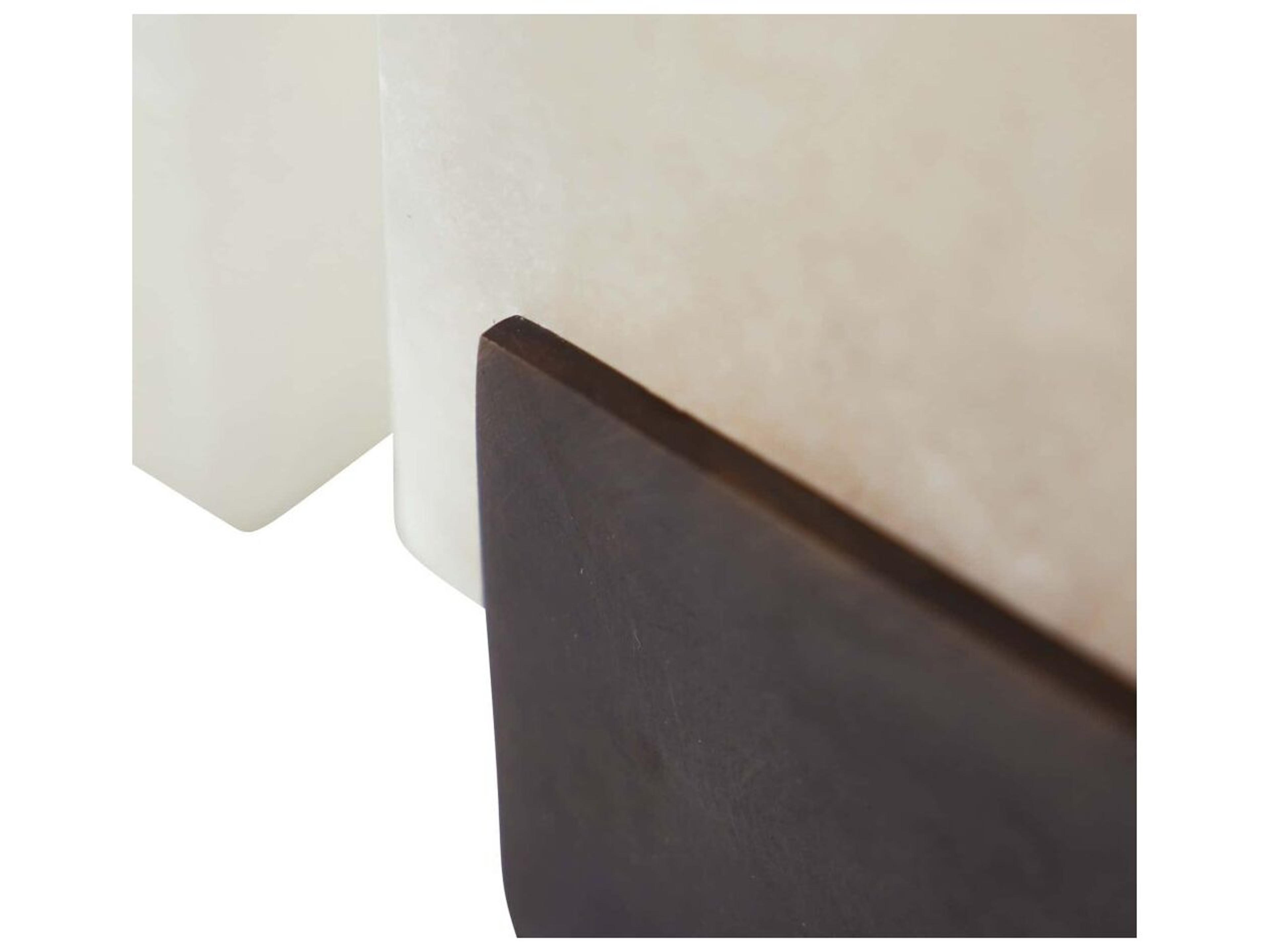 Arteriors Home White Bronze Bookend