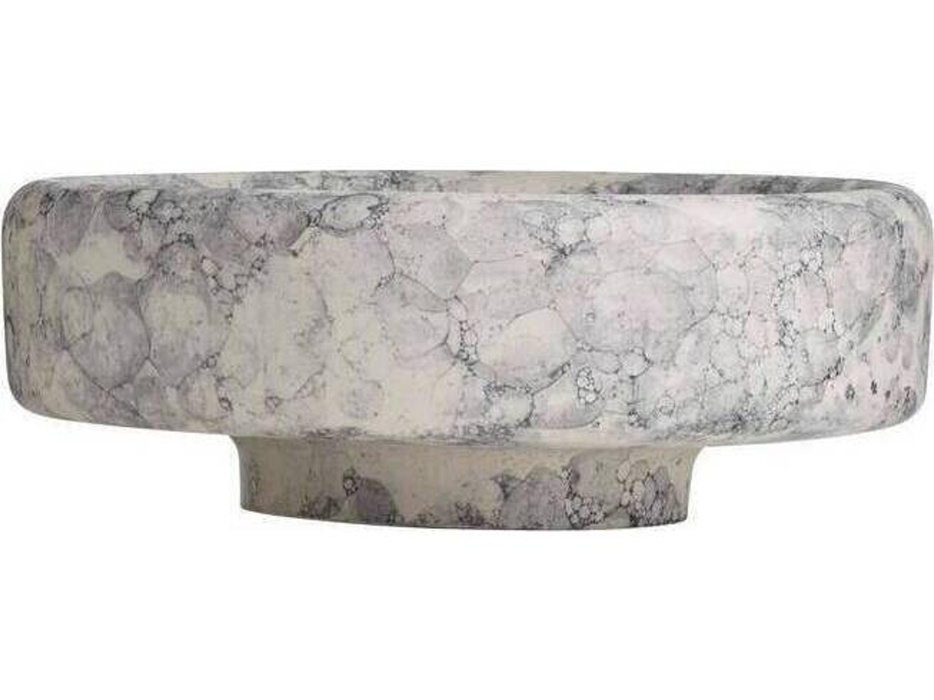 Arteriors Home Izzy Thundercloud Gray Centerpieces Set of 2