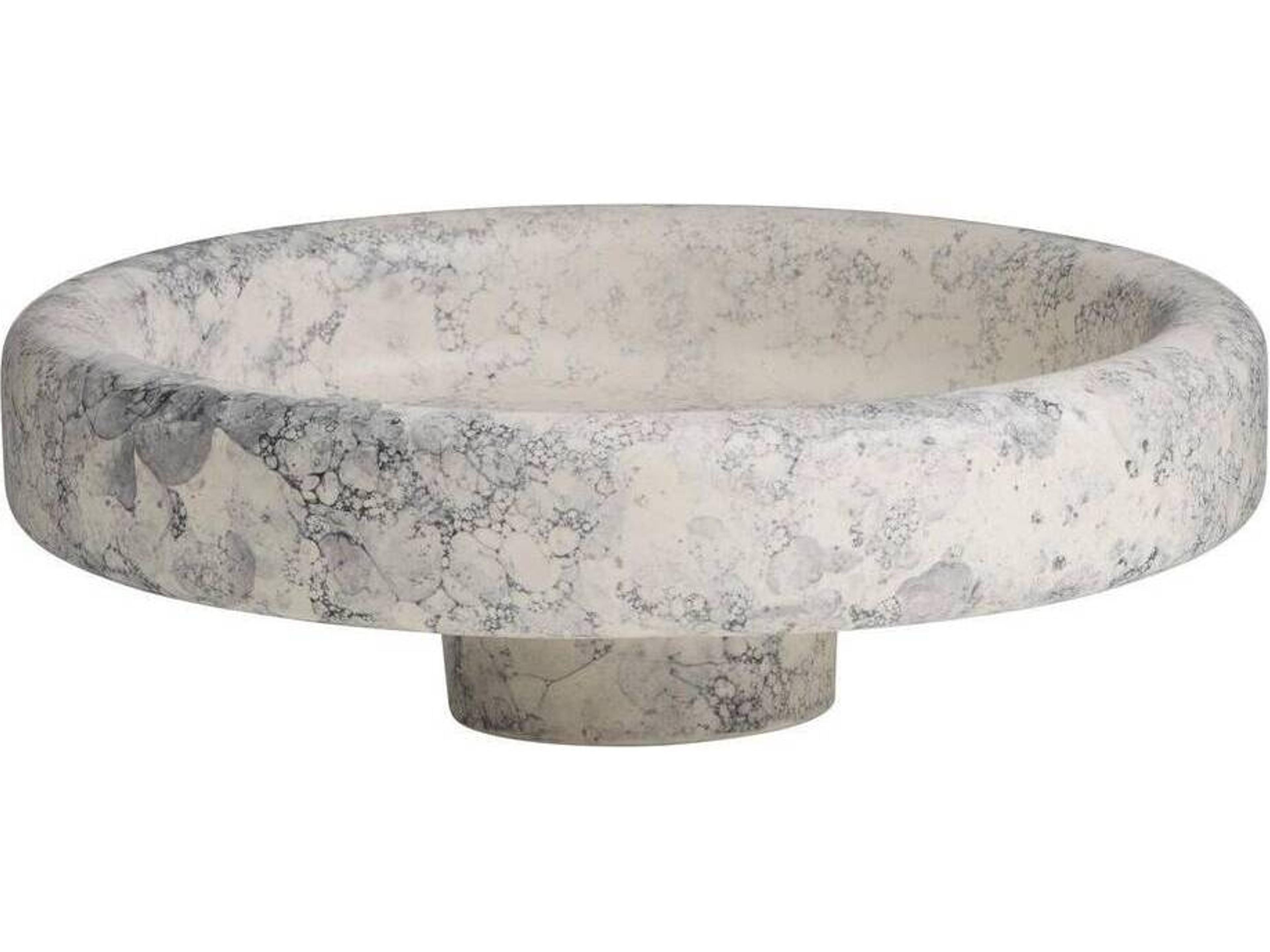 Arteriors Home Izzy Thundercloud Gray Centerpieces Set of 2