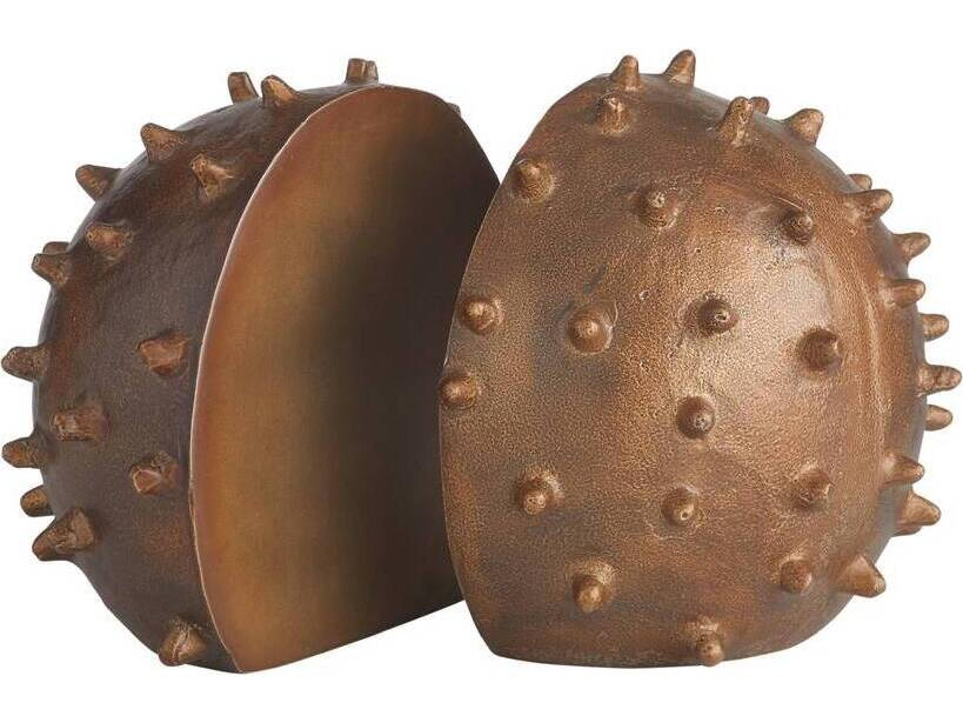 Arteriors Home Dark Antique Brass Bookend