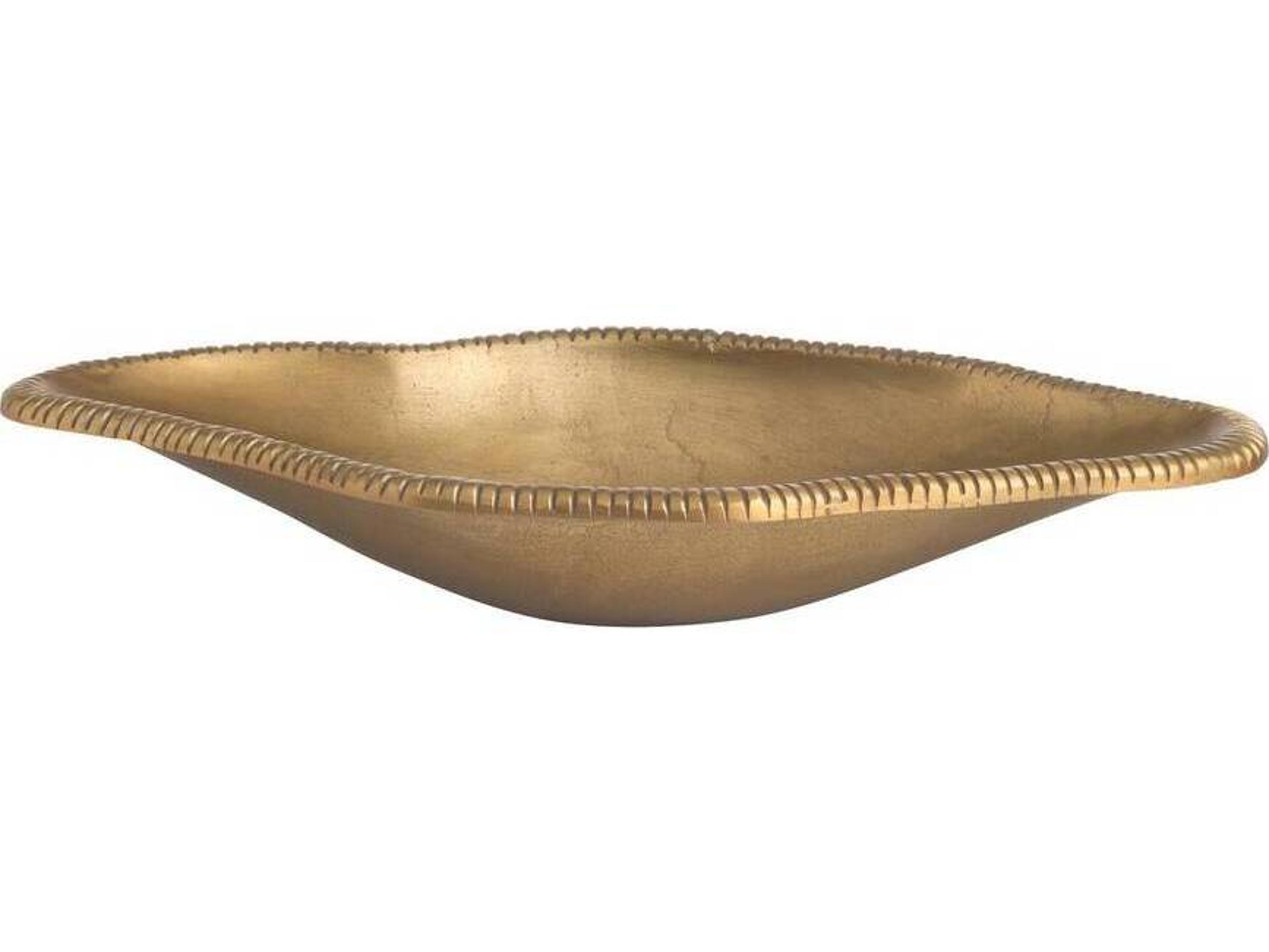 Arteriors Home Keller Antique Brass Gold Centerpiece