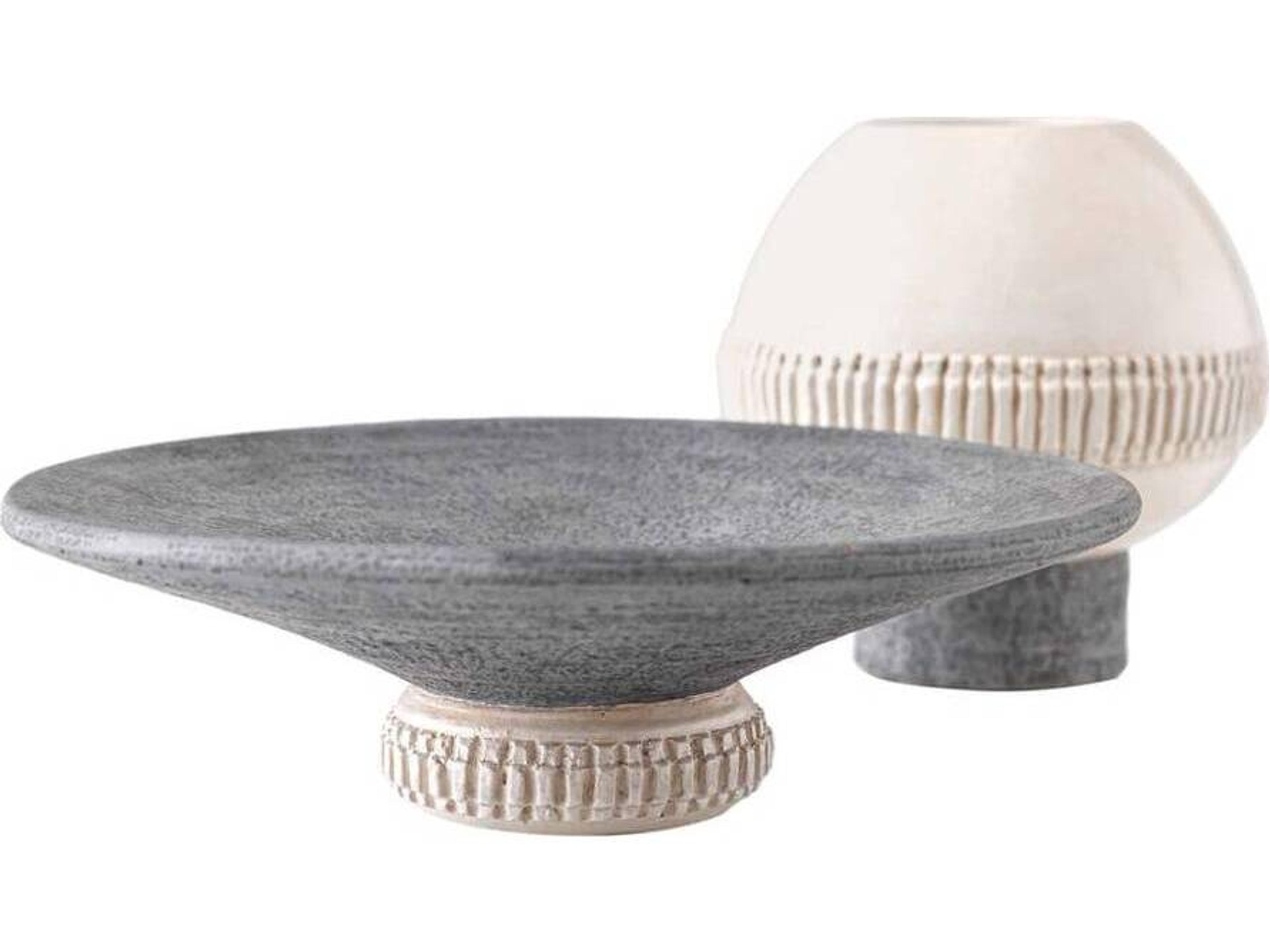 Arteriors Home Graphite Ivory Decorative Accent