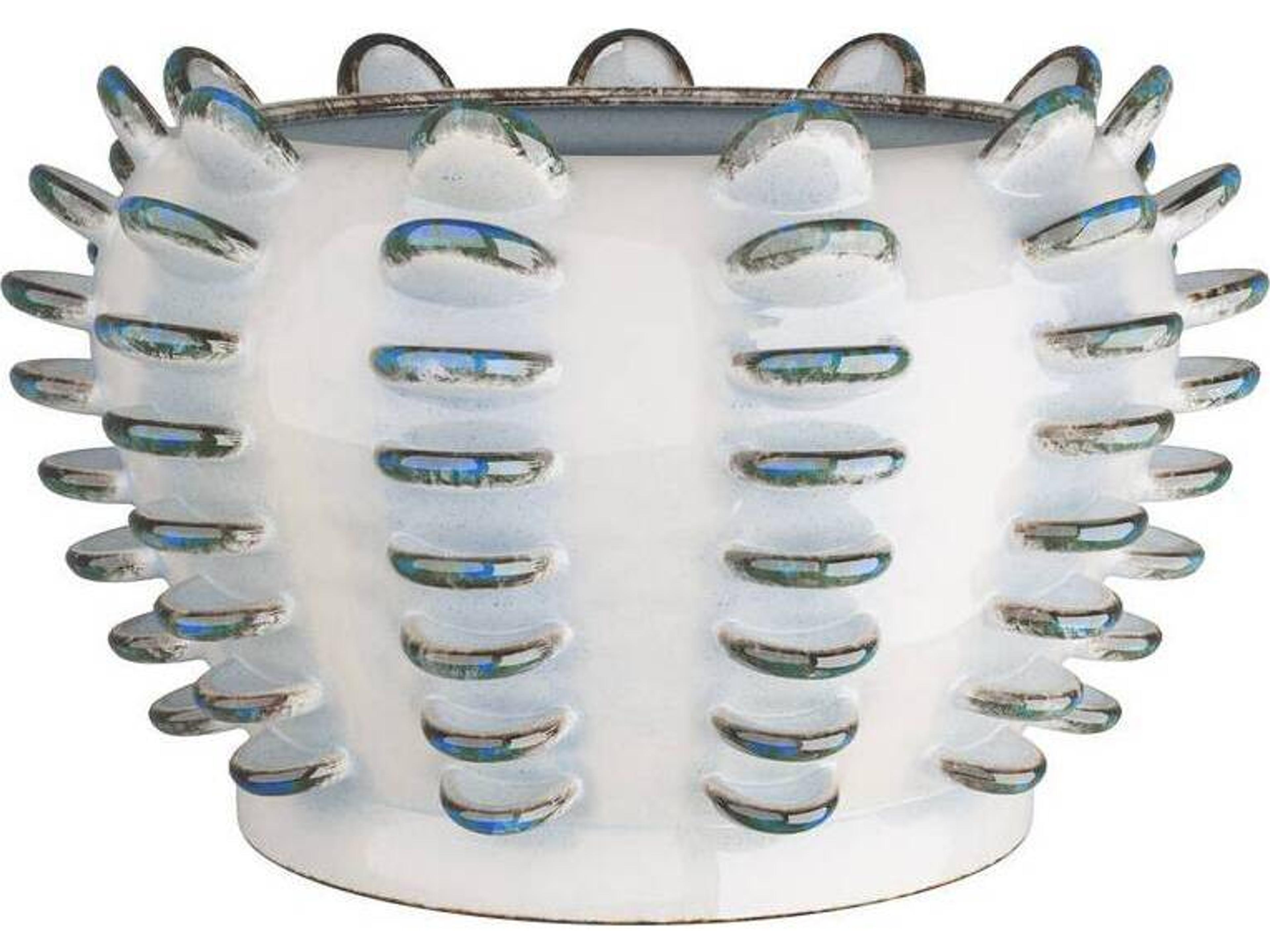 Ailee Vase Reactive Blue Porcelain