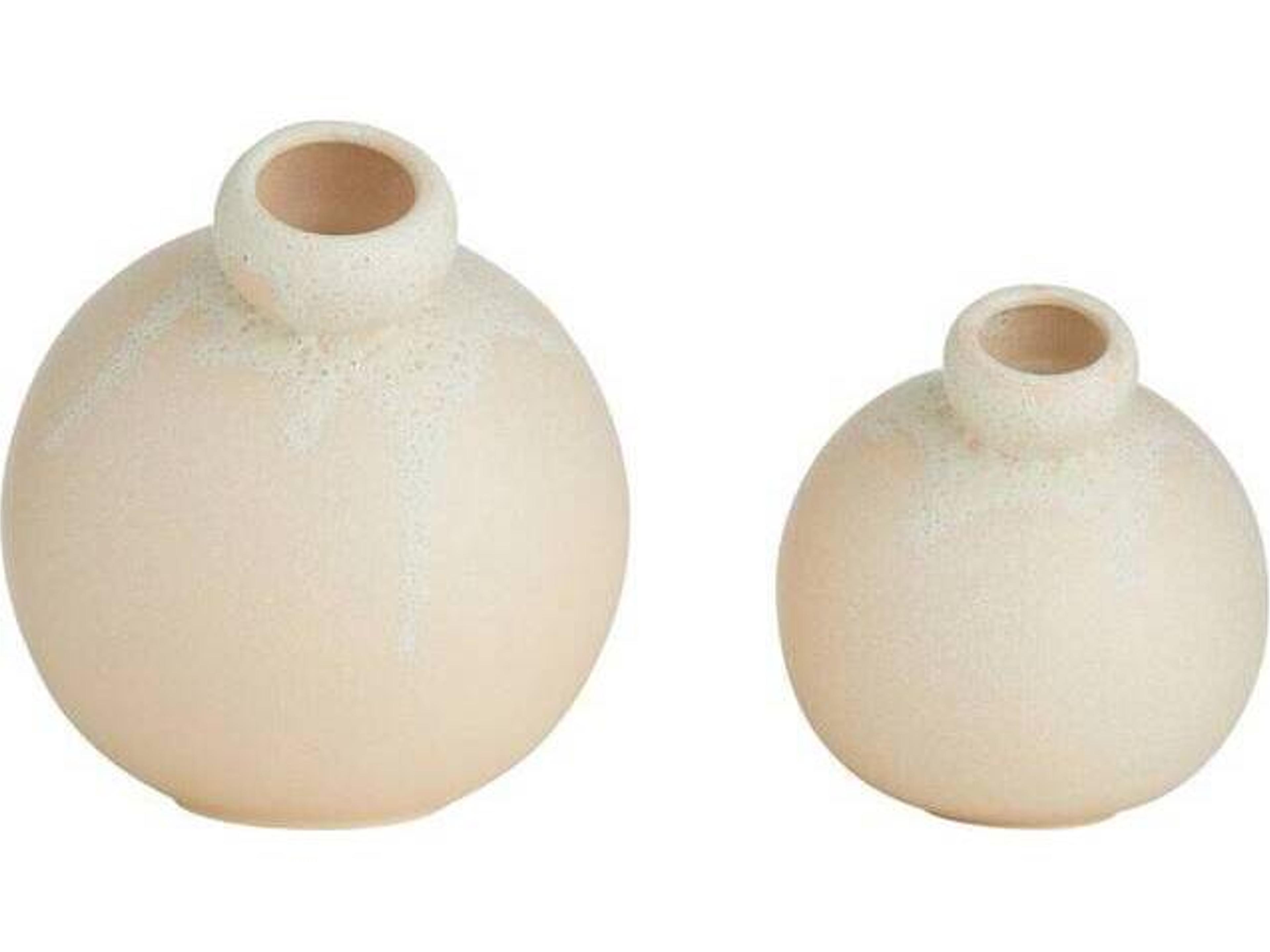 Arteriors Gracie Porcelain Vases Set of 2