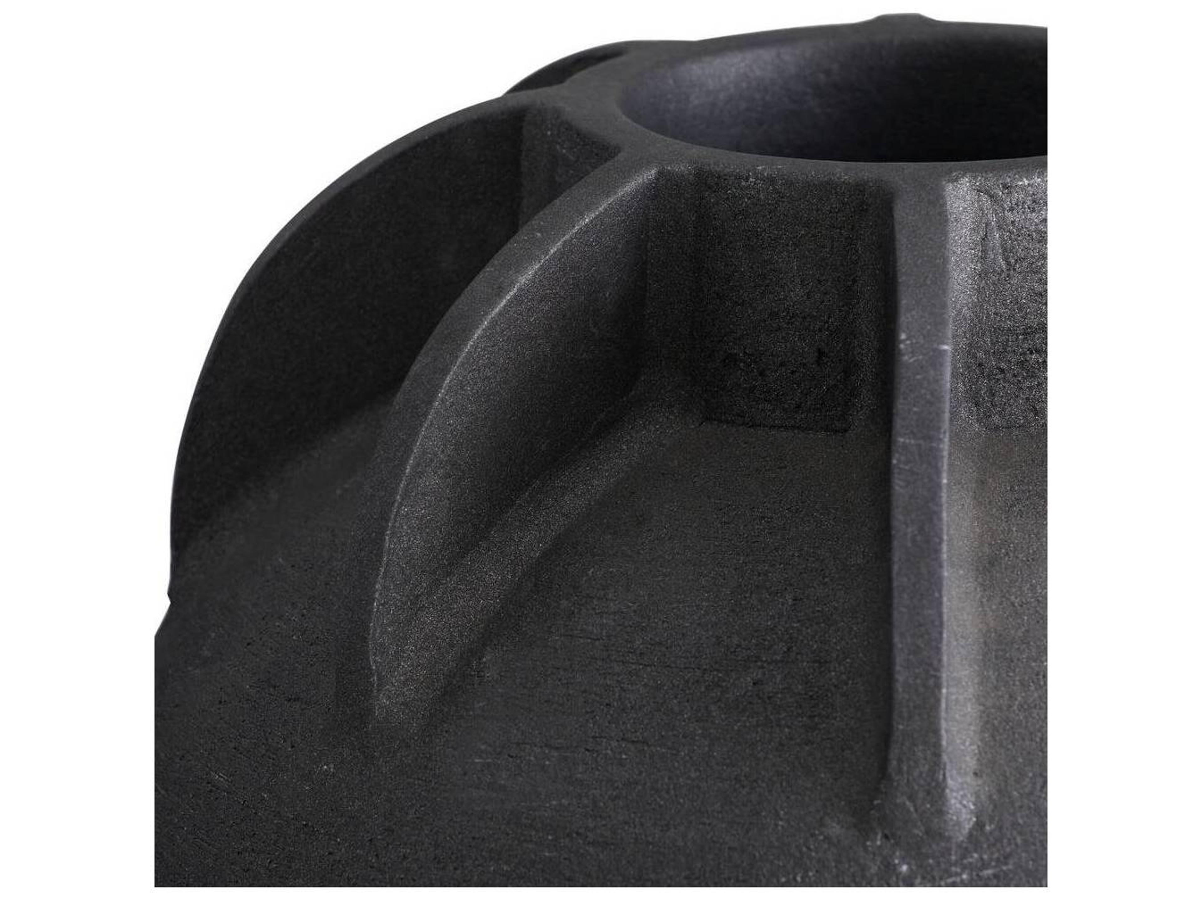 Arteriors Home Matte Charcoal Vase