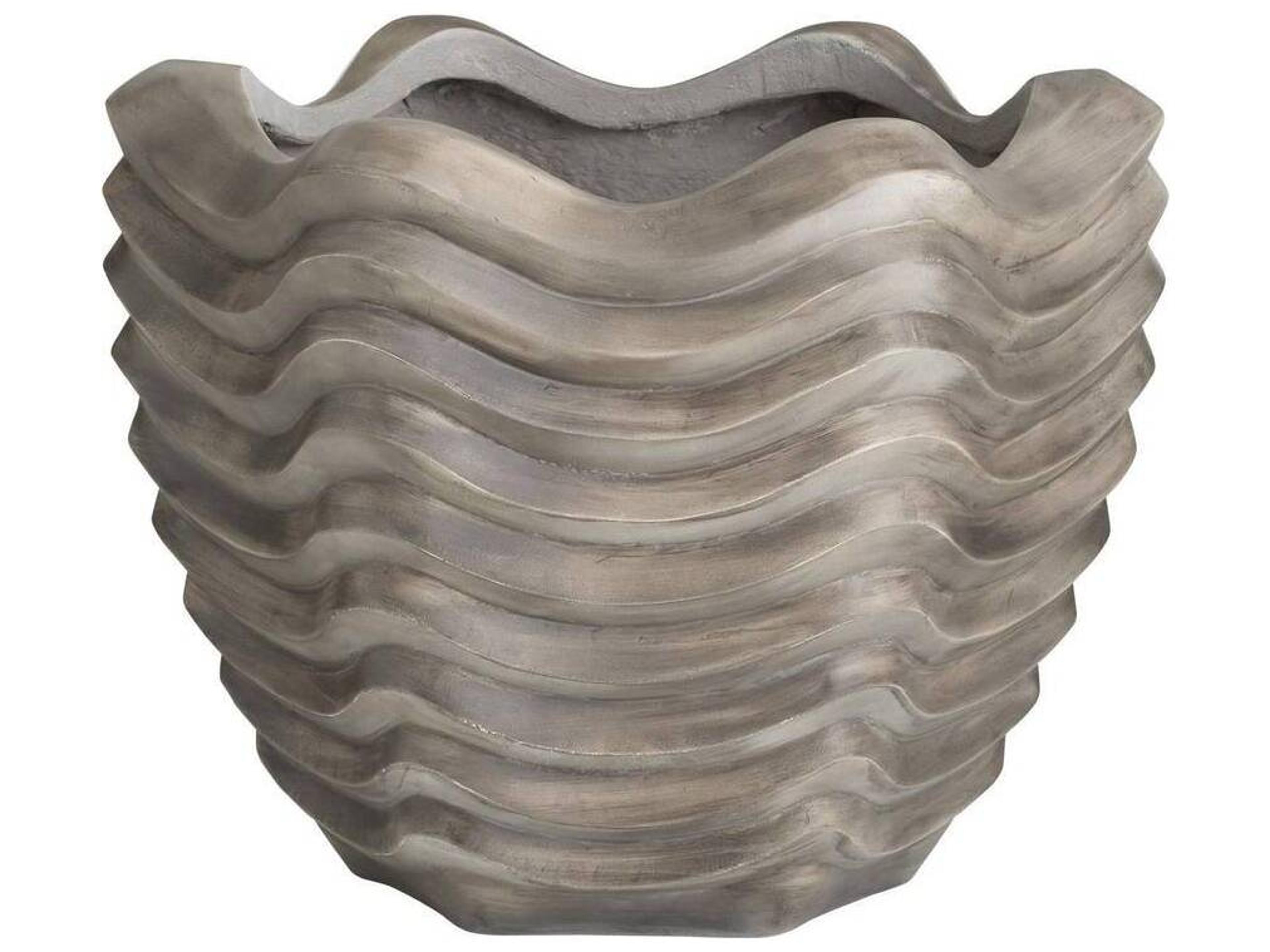 Arteriors Home Kapuas Gray Stonewash Outdoor Planter