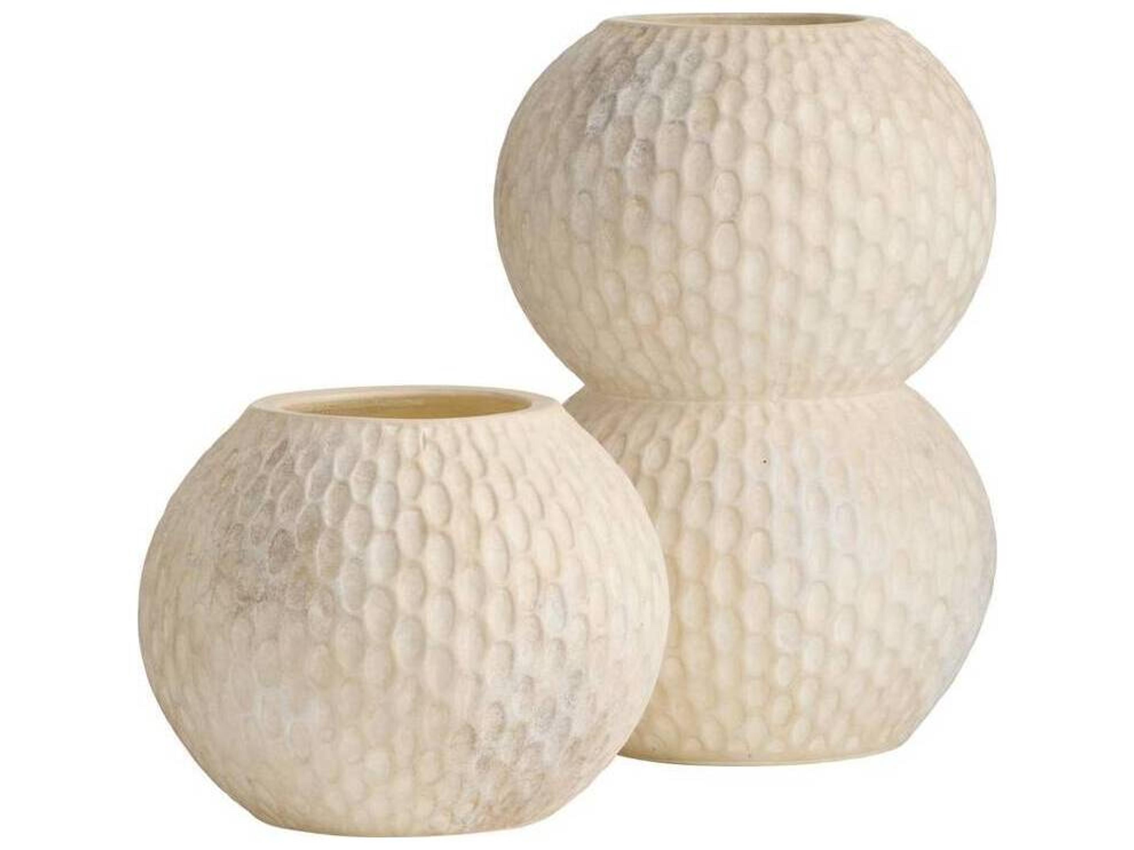 Arteriors Kayli Vases Set of 2 Terracotta Decorative Vases