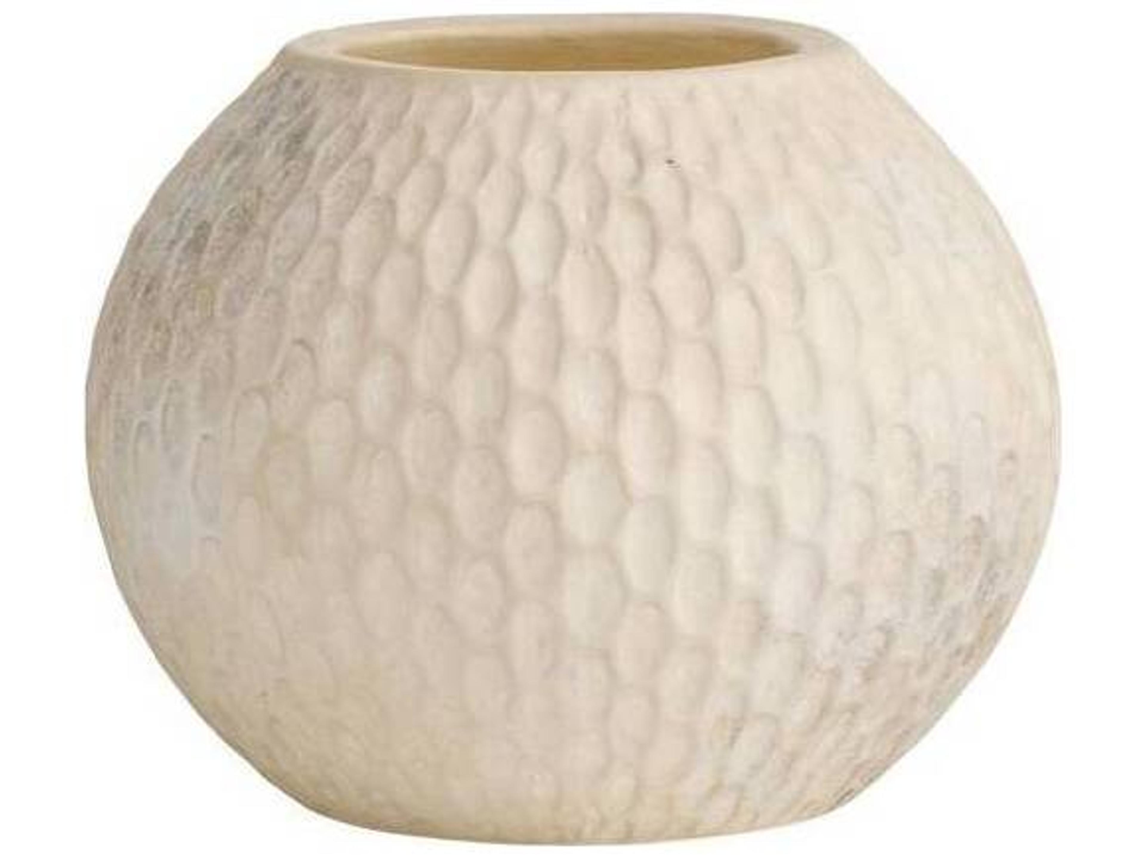 Arteriors Home Kayli Egg Shell White Vases Set of 2
