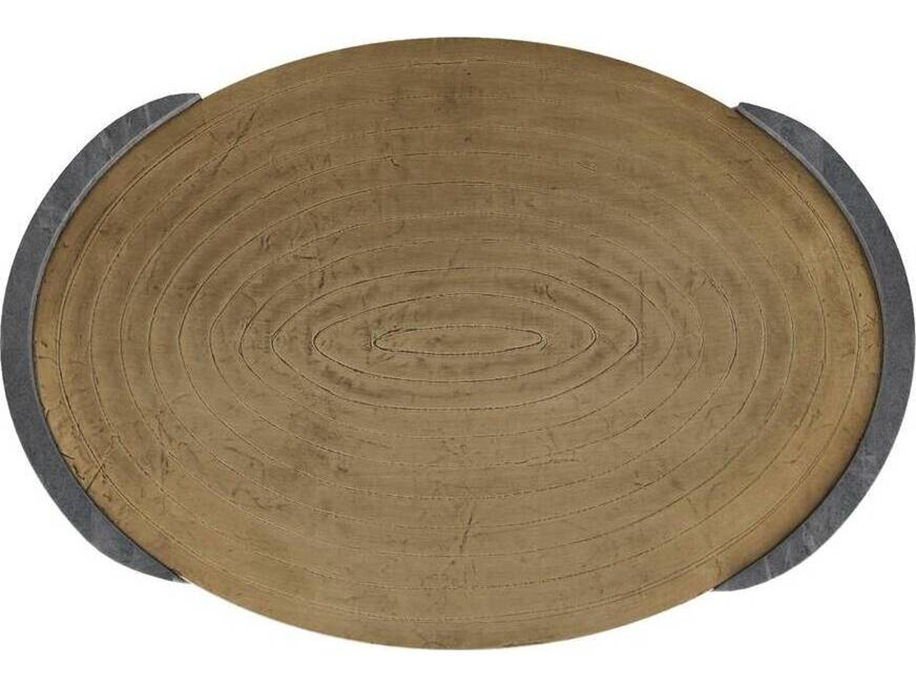 Arteriors Home Gray Antique Brass Serving Tray