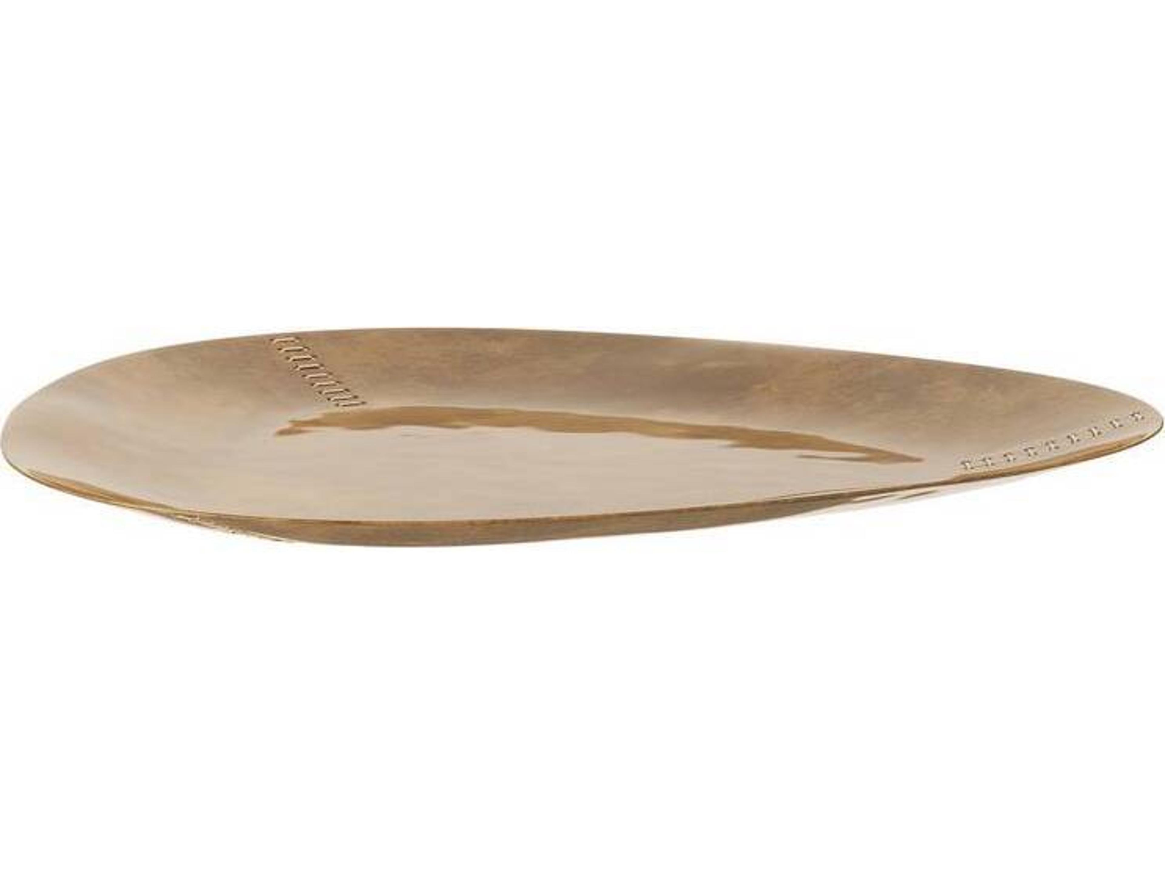 Arteriors Home Vintage Brass Natural Serving Tray