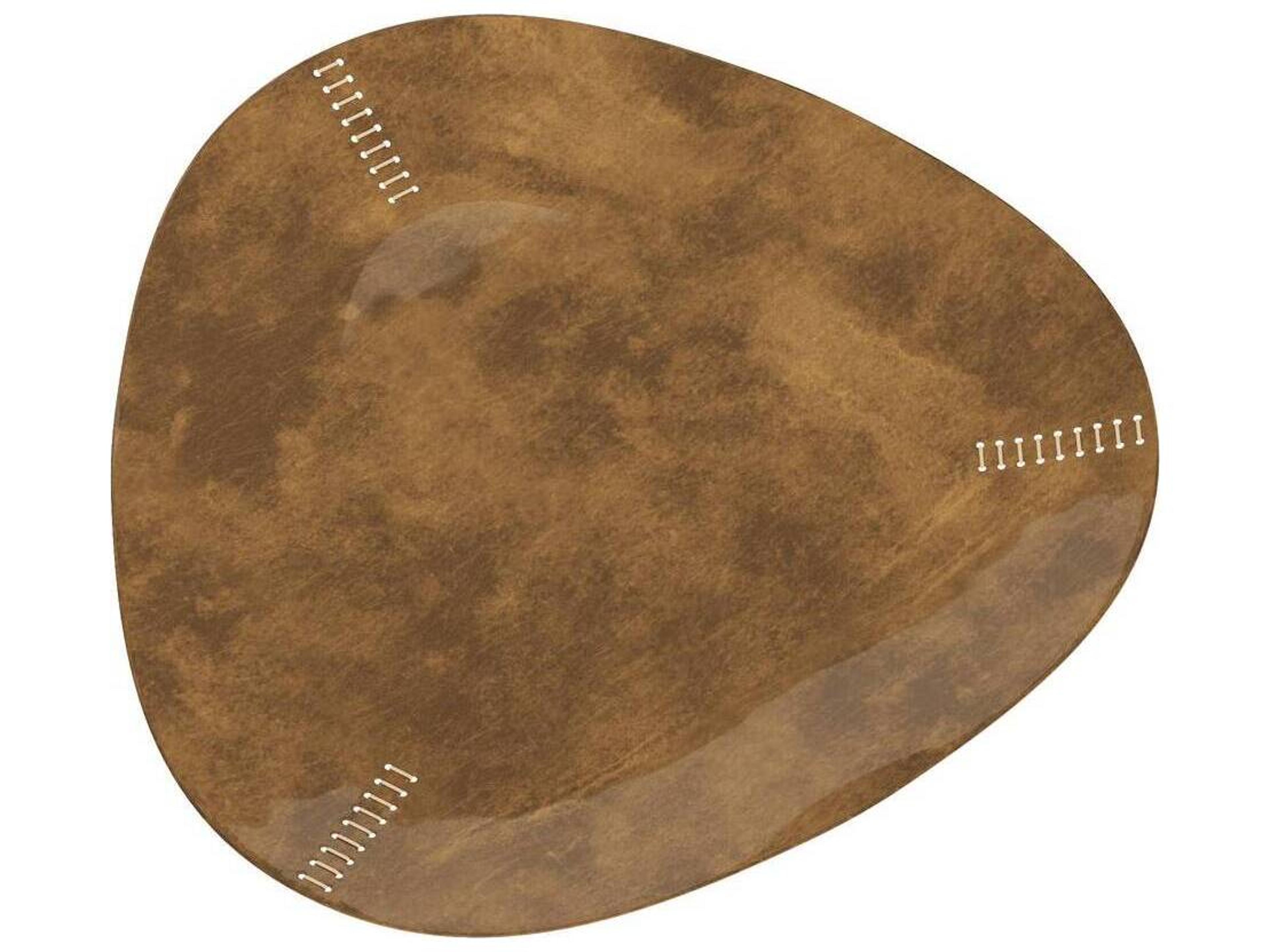 Arteriors Home Vintage Brass Natural Serving Tray