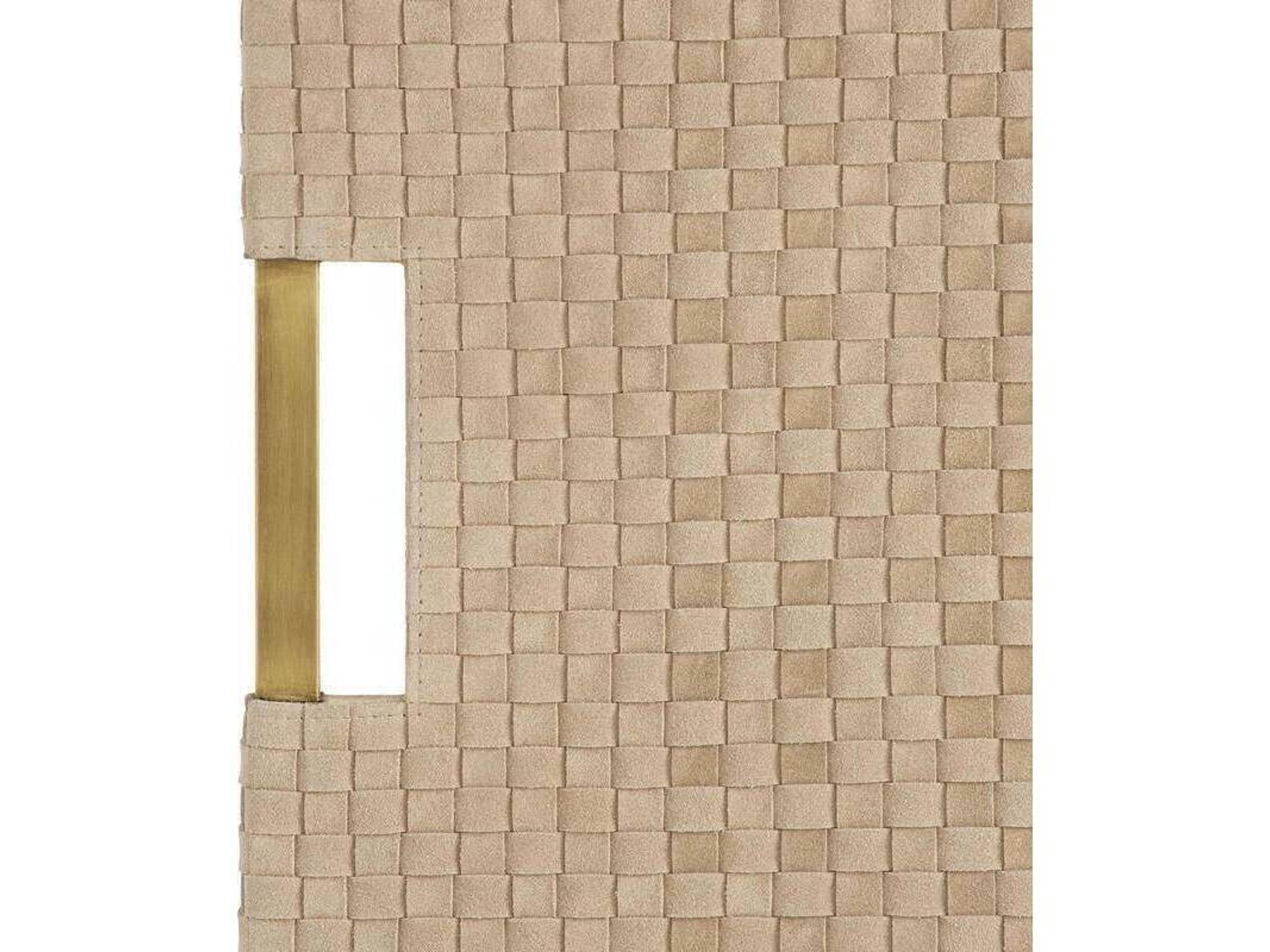 Arteriors Home Kellen Taupe Antique Brass Brown Gold Serving Tray