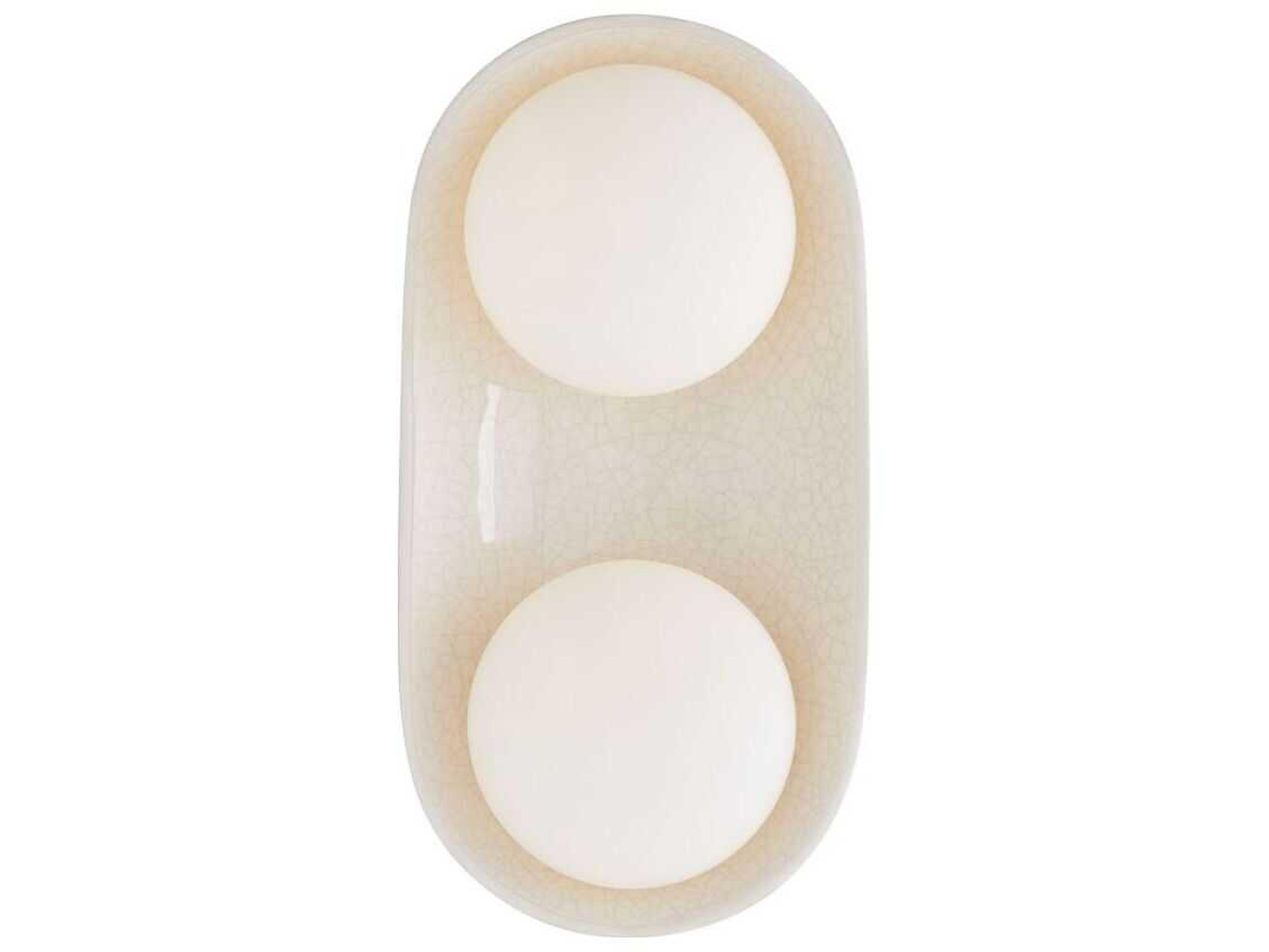 Arteriors Home Glaze 2-Light Blackened Steel Wall Sconce