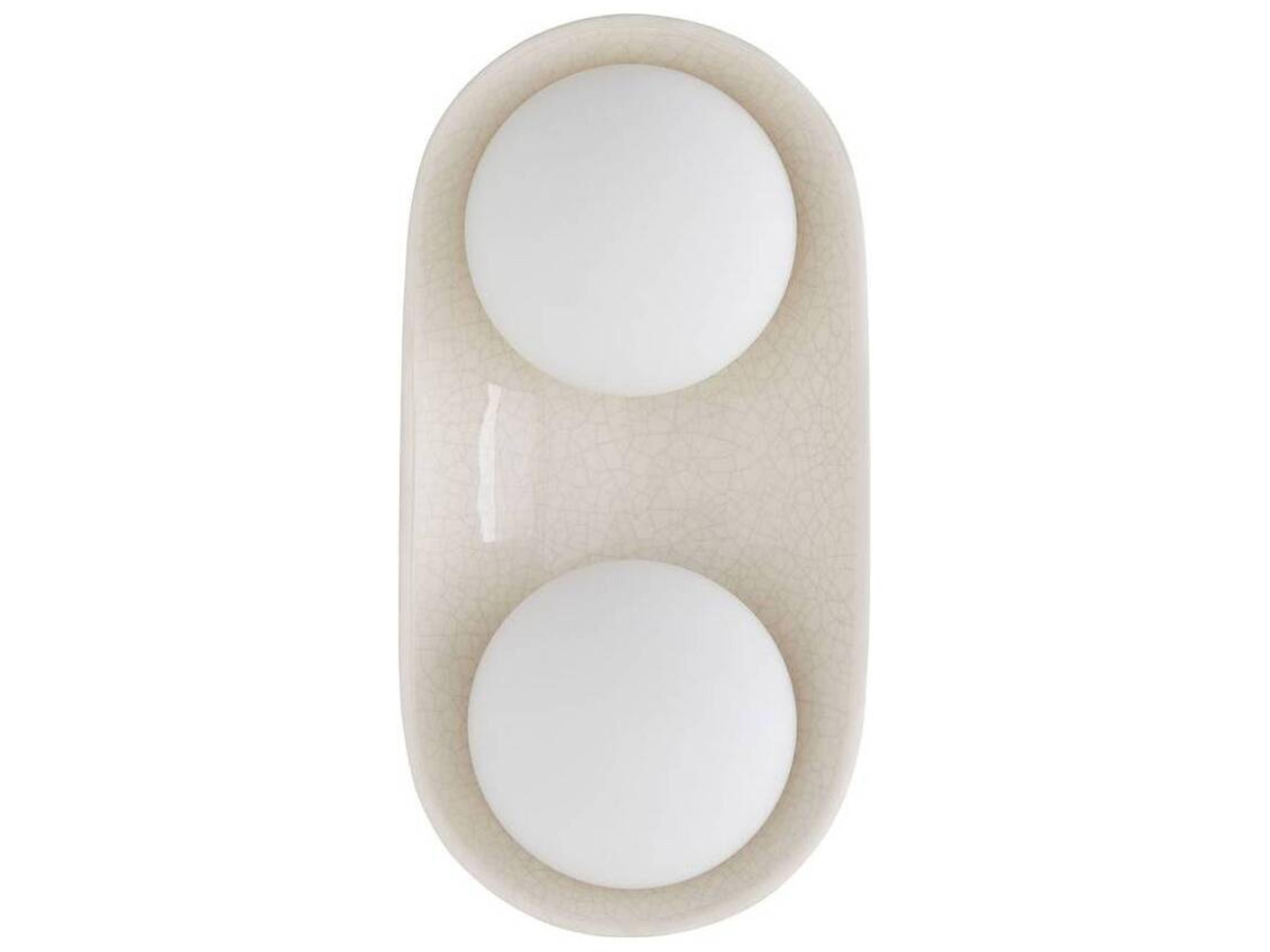 Arteriors Home Glaze 2-Light Blackened Steel Wall Sconce