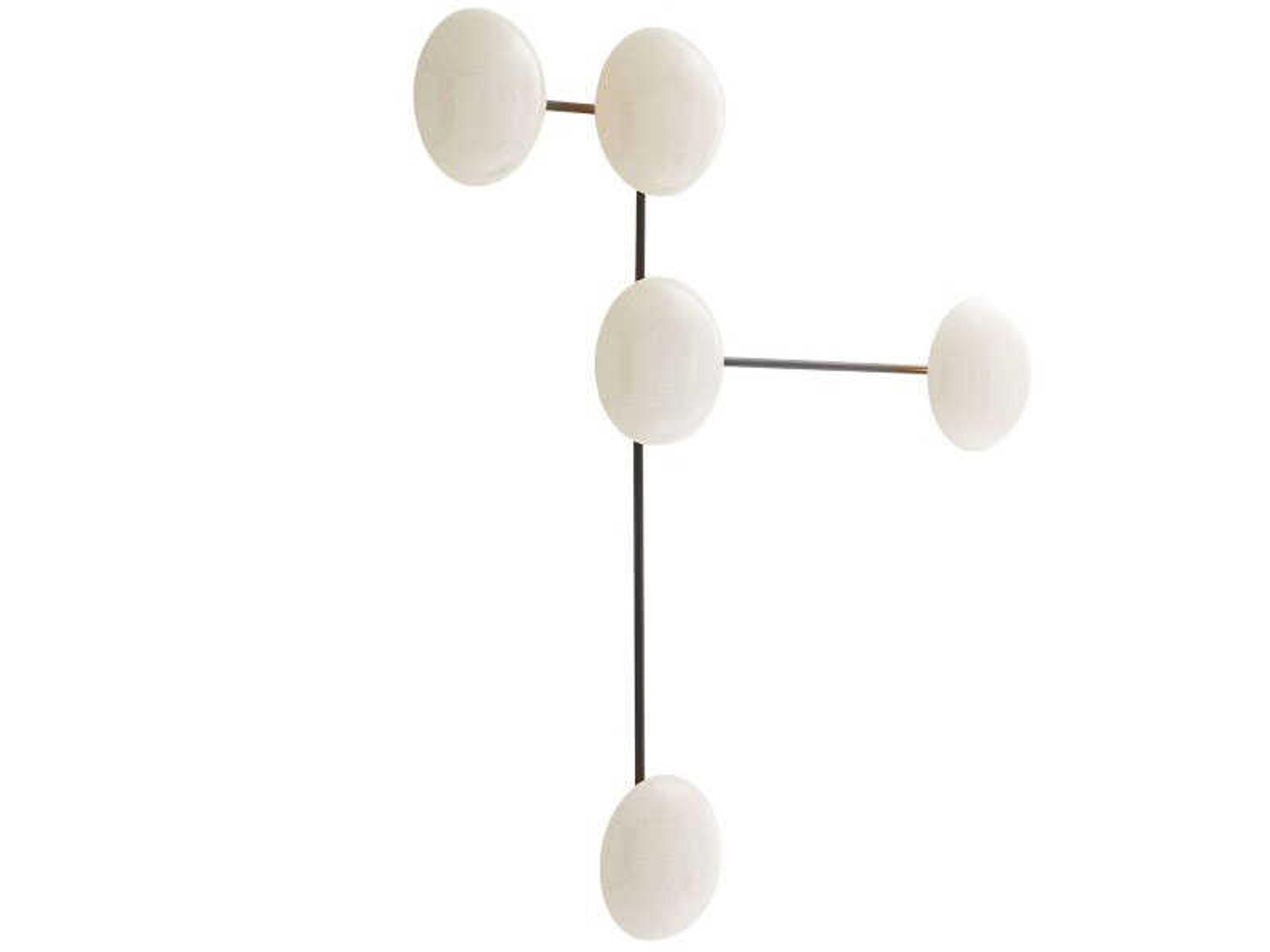 Arteriors Home Glaze 5-Light Blackened Steel Wall Sconce