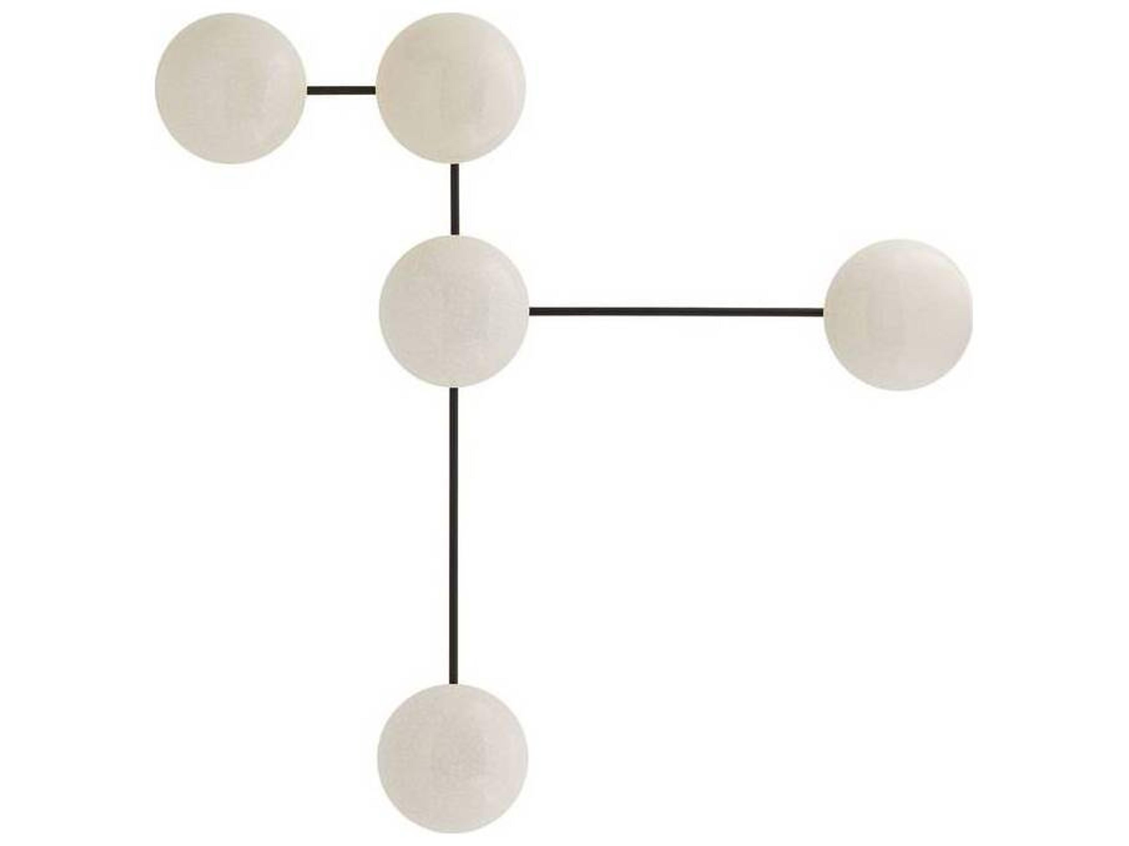 Arteriors Home Glaze 5-Light Blackened Steel Wall Sconce