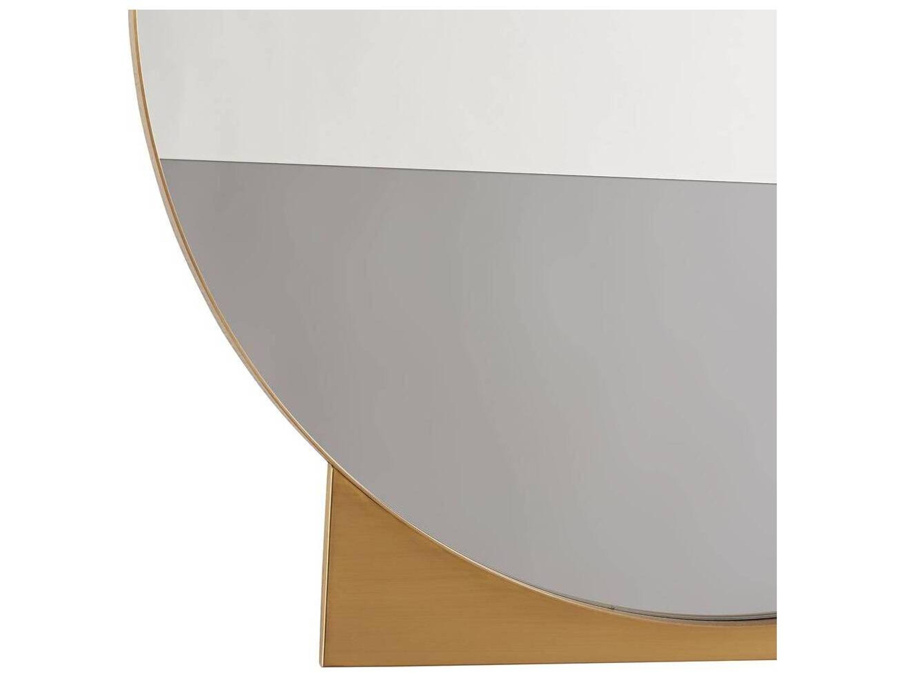 Arteriors Home Antique Brass Wall Mirror Round