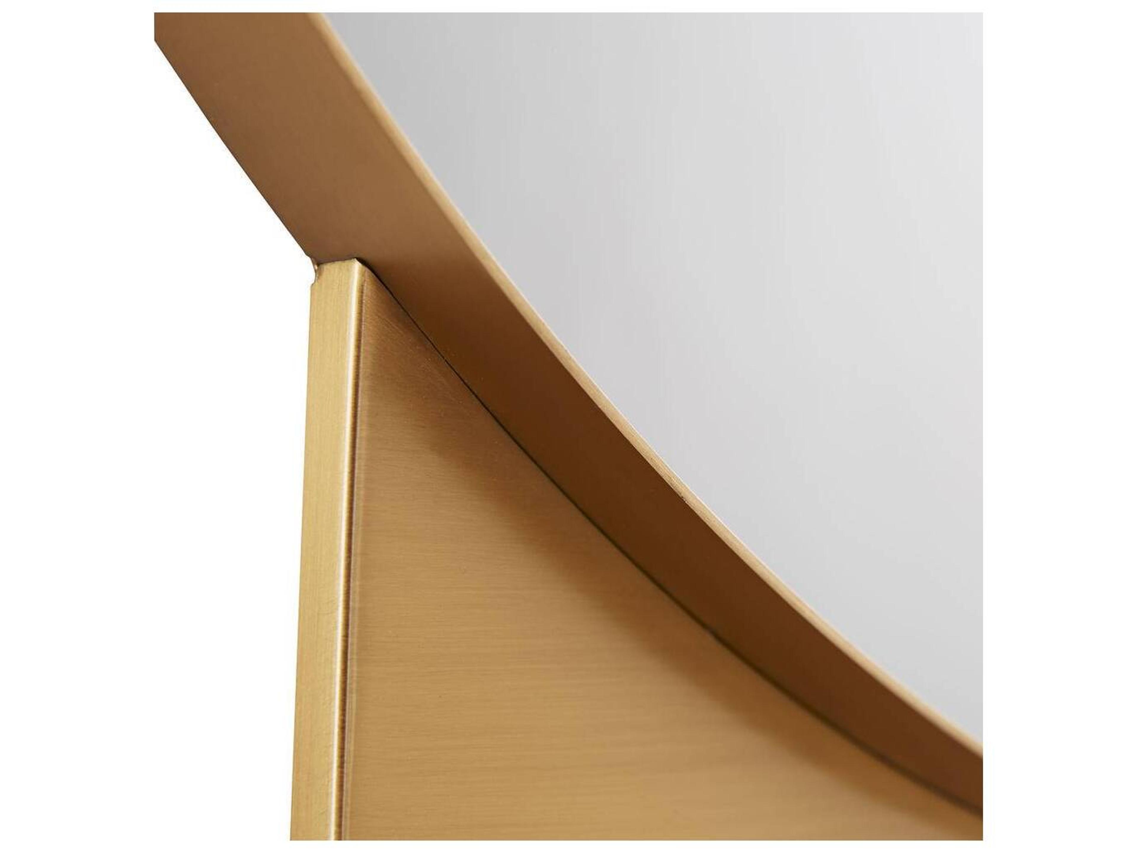 Arteriors Home Antique Brass Wall Mirror Round