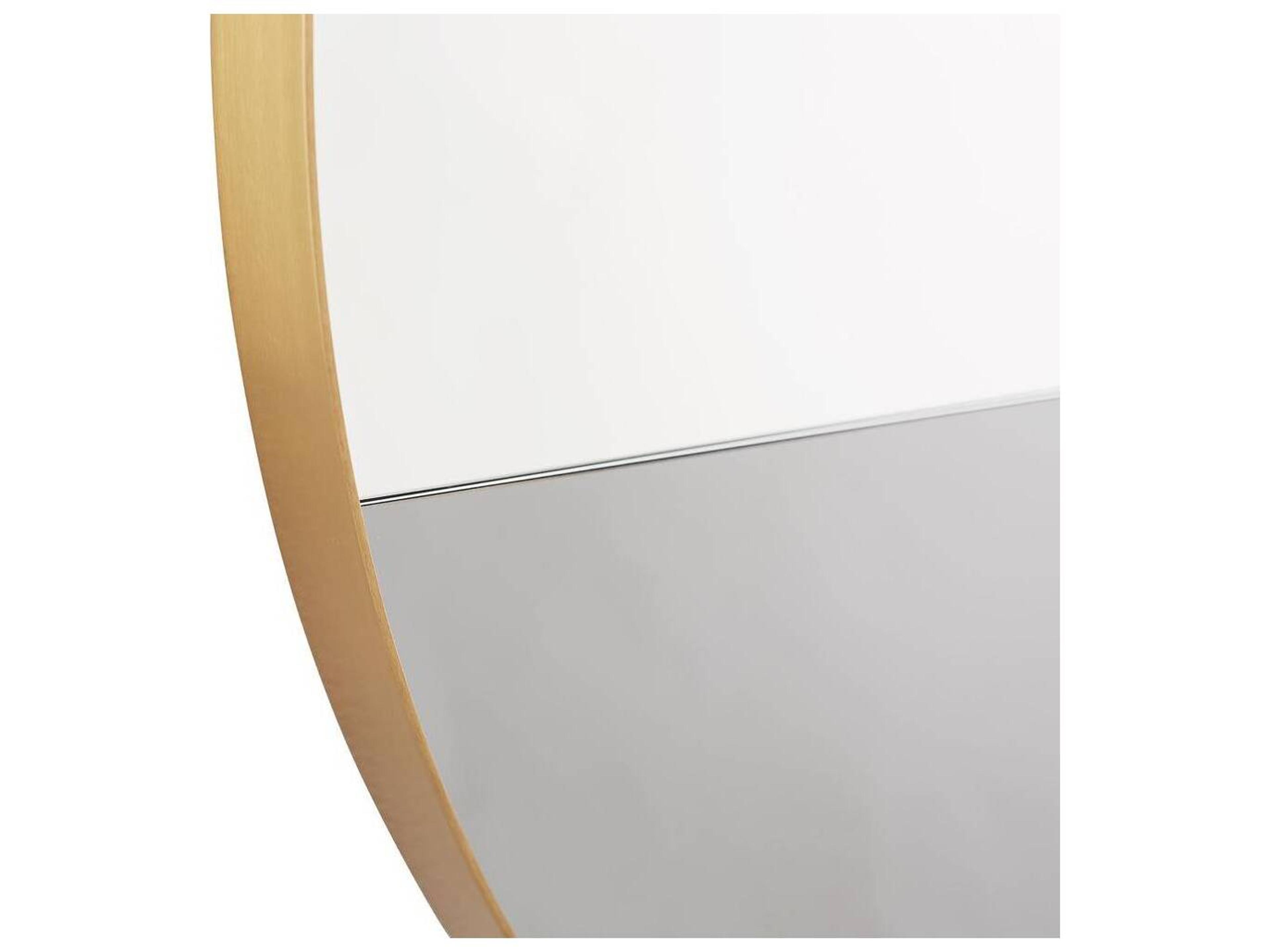 Arteriors Home Antique Brass Wall Mirror Round