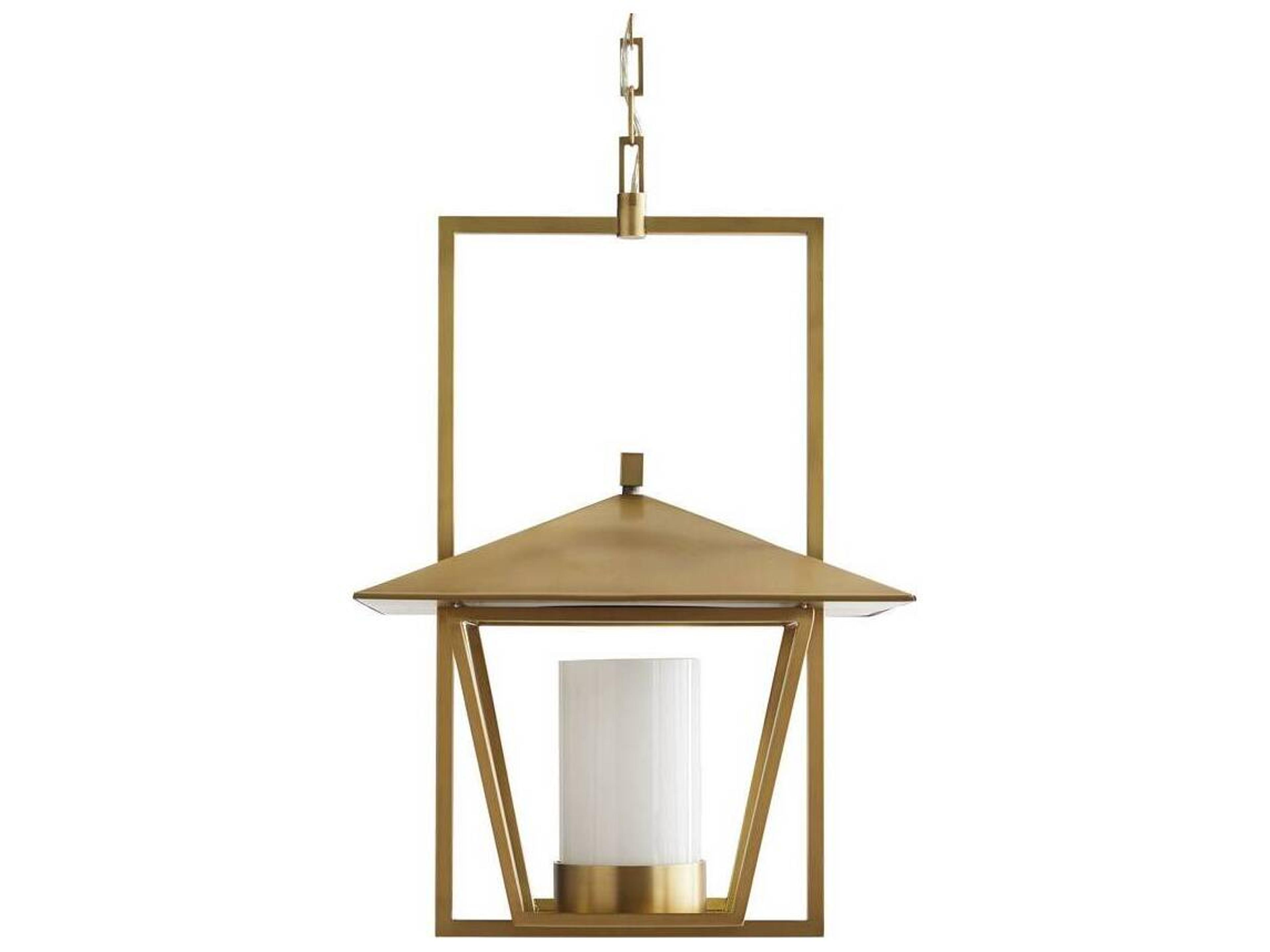 Arteriors Home 1-Light Antique Brass Lantern Pendant