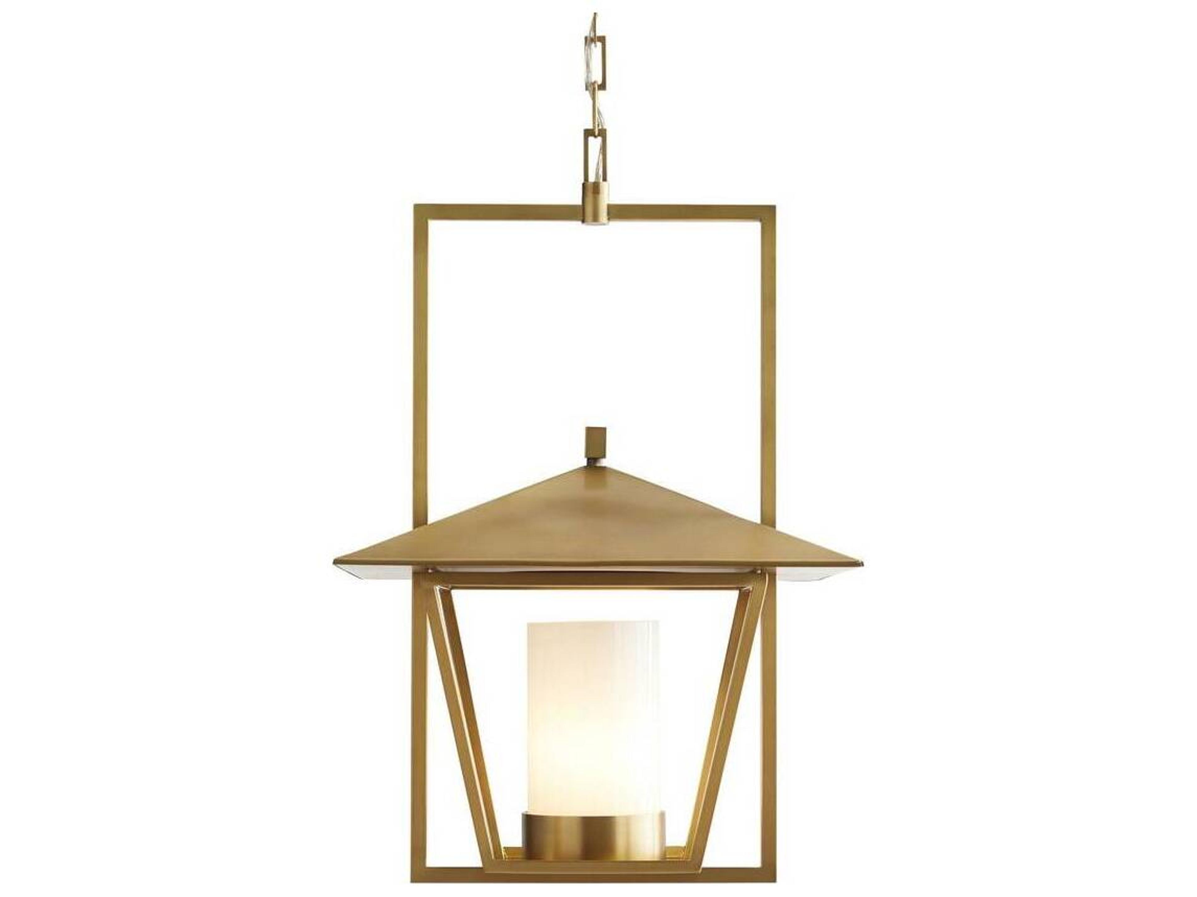 Arteriors Home 1-Light Antique Brass Lantern Pendant