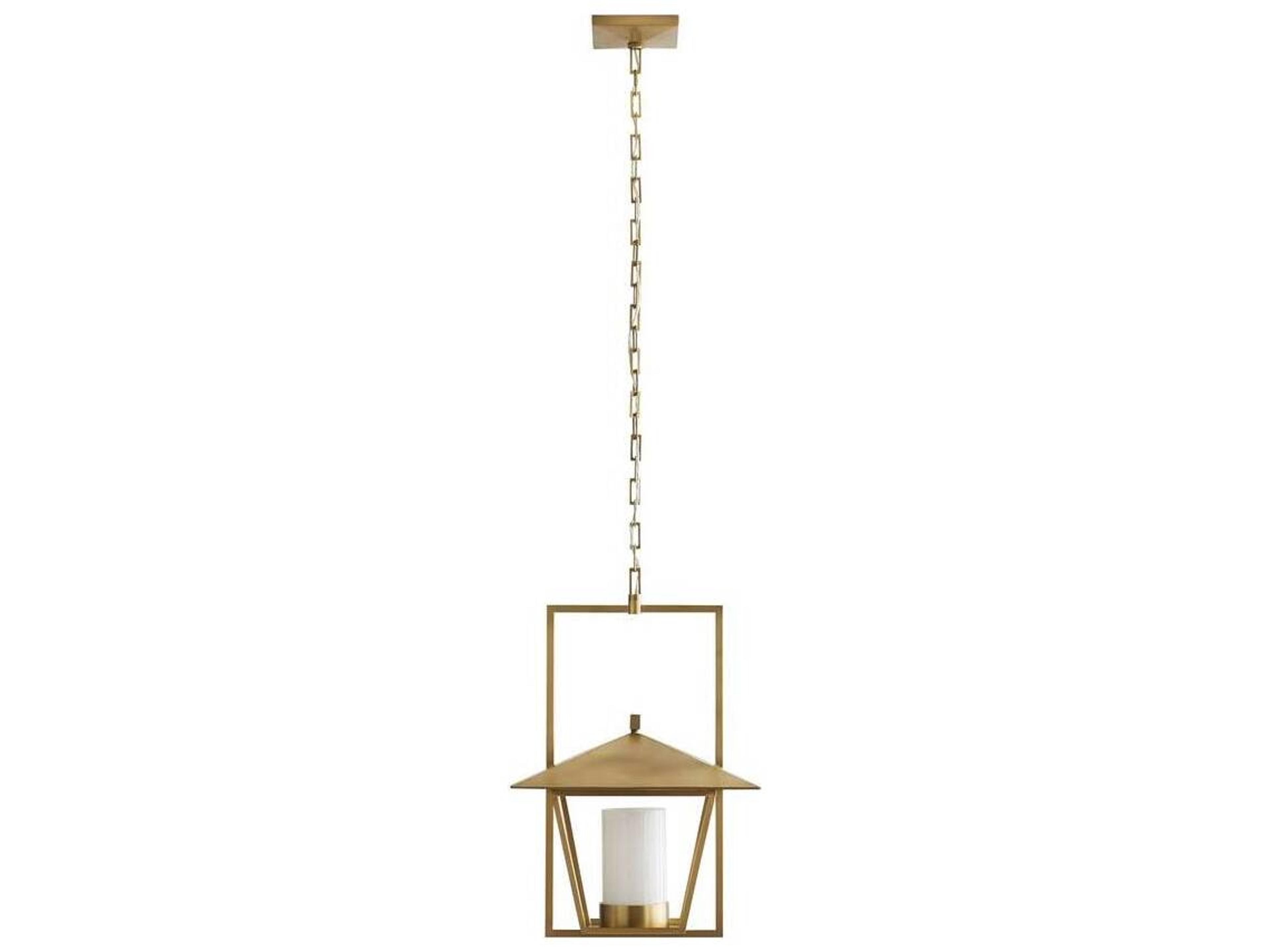 Arteriors Home 1-Light Antique Brass Lantern Pendant