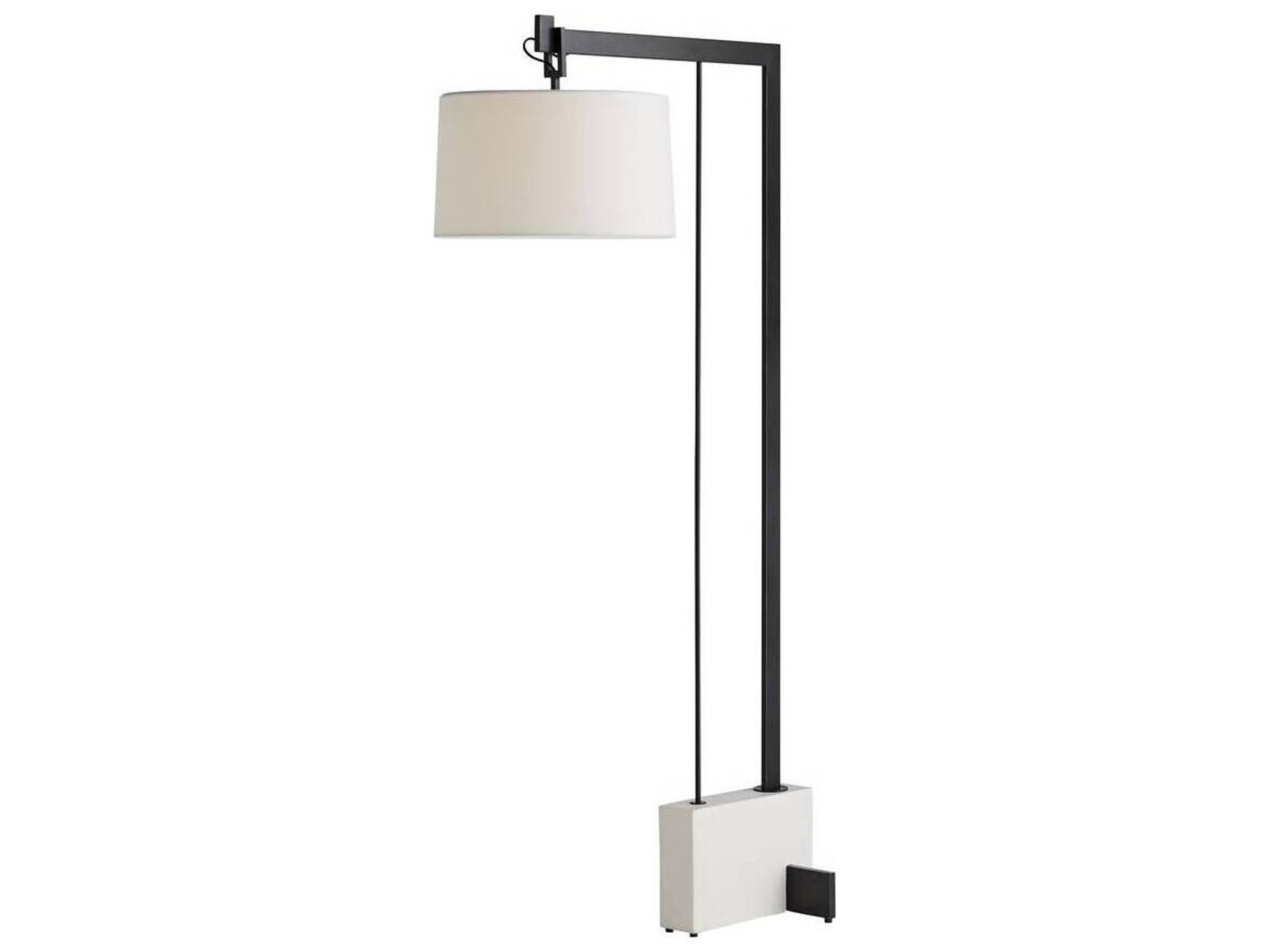 Arteriors Piloti Floor Lamp Faux Marble Architectural