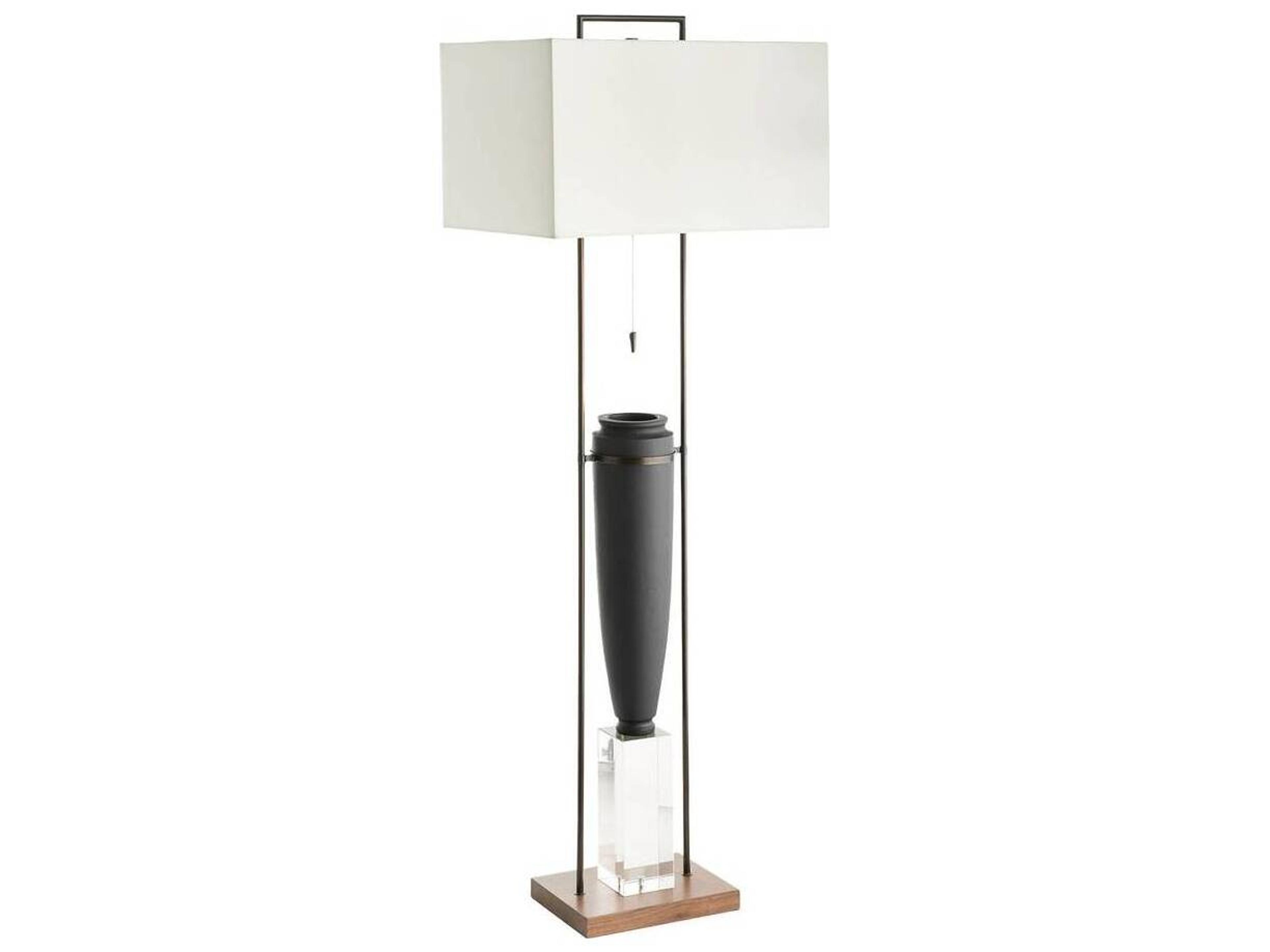 Arteriors Home Charcoal Black Floor Lamp