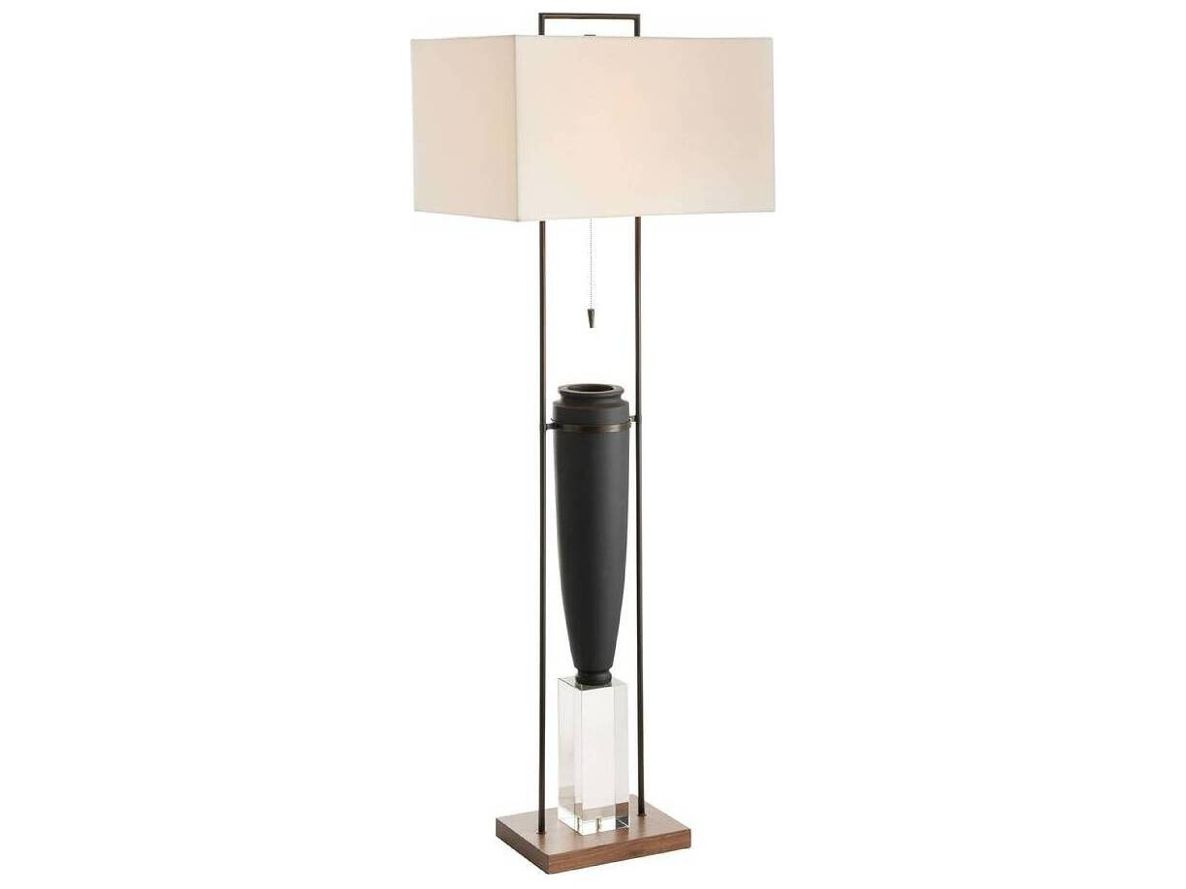Arteriors Home Charcoal Black Floor Lamp