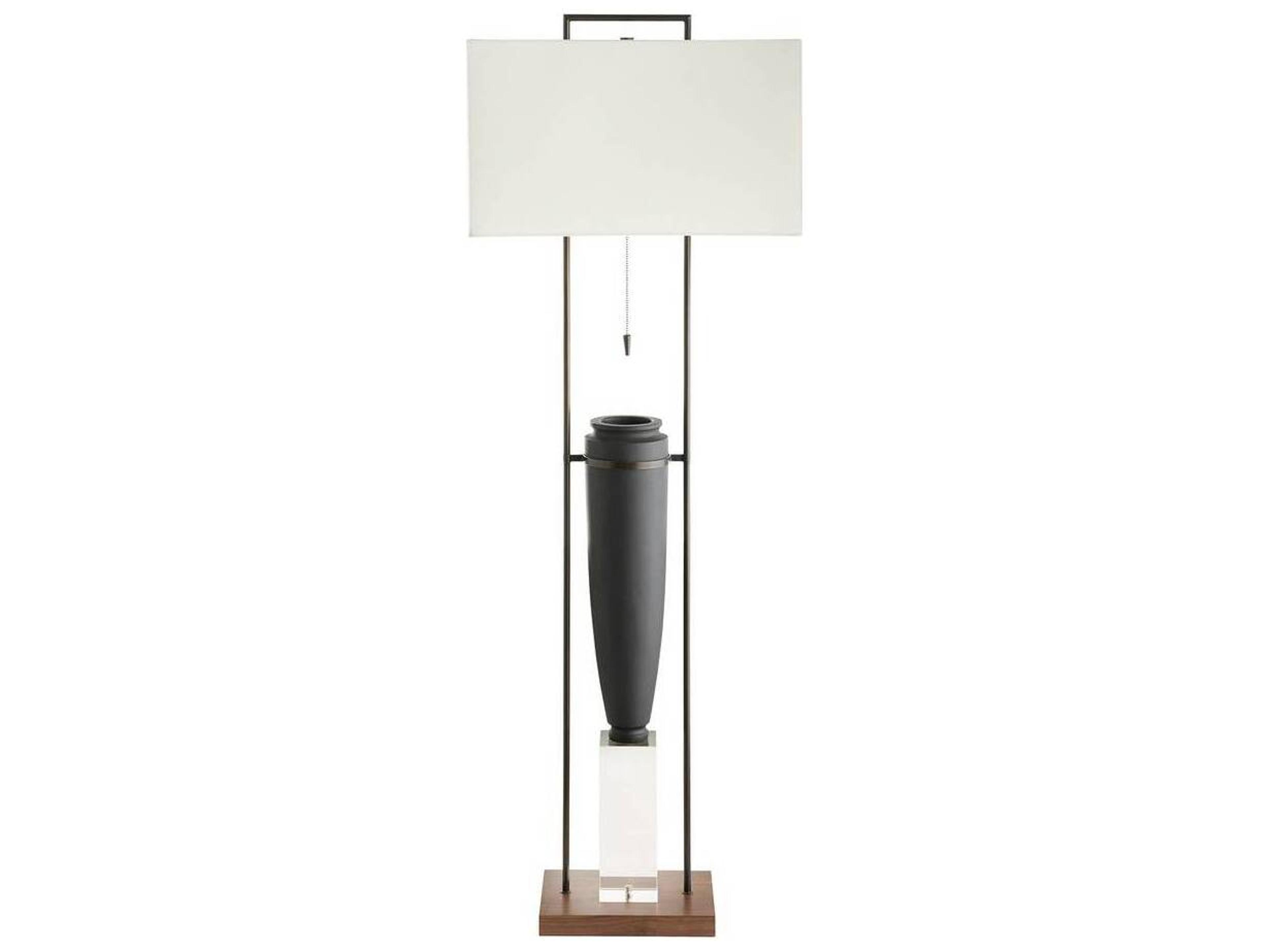 Arteriors Home Charcoal Black Floor Lamp