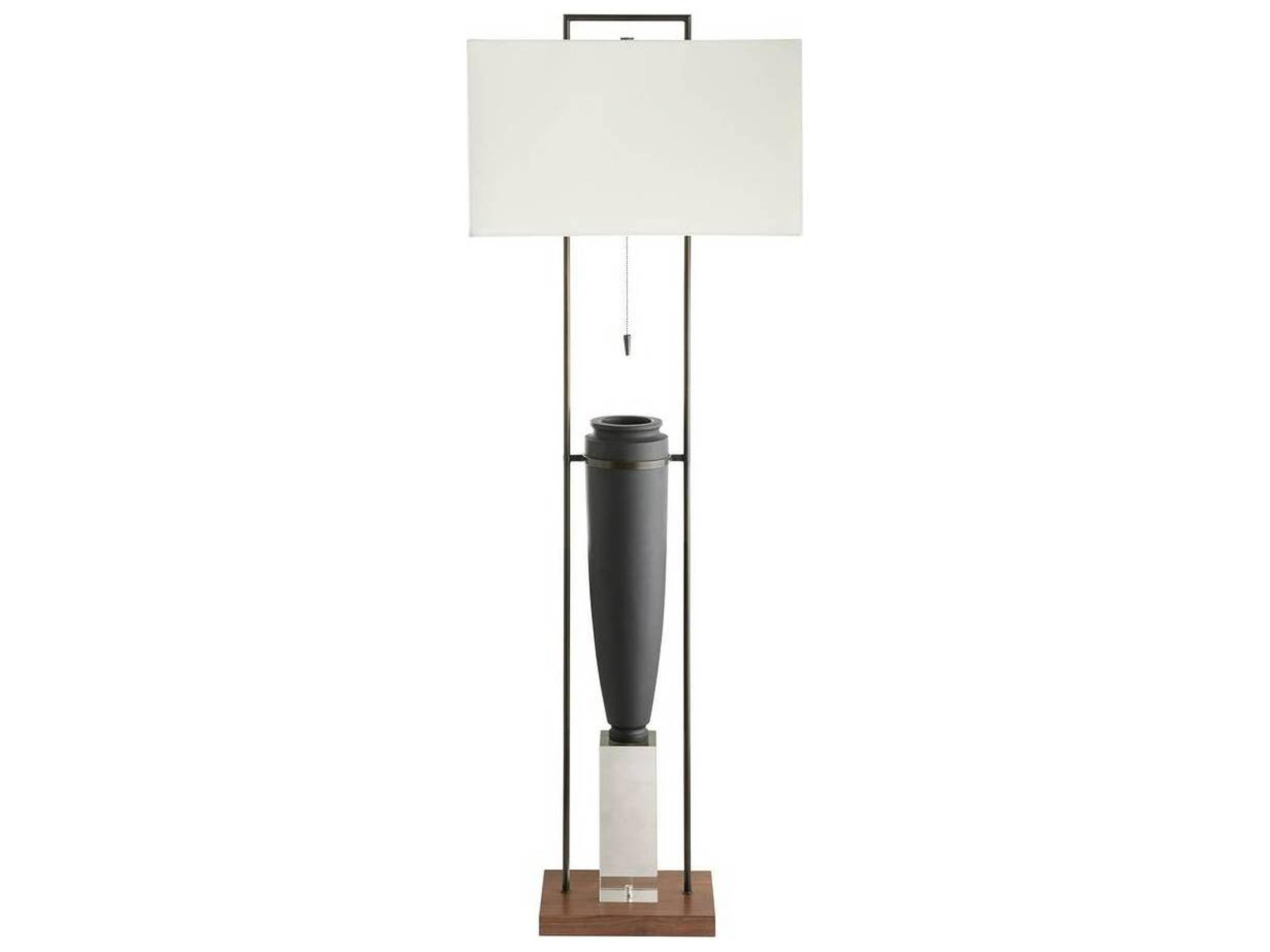 Arteriors Home Charcoal Black Floor Lamp