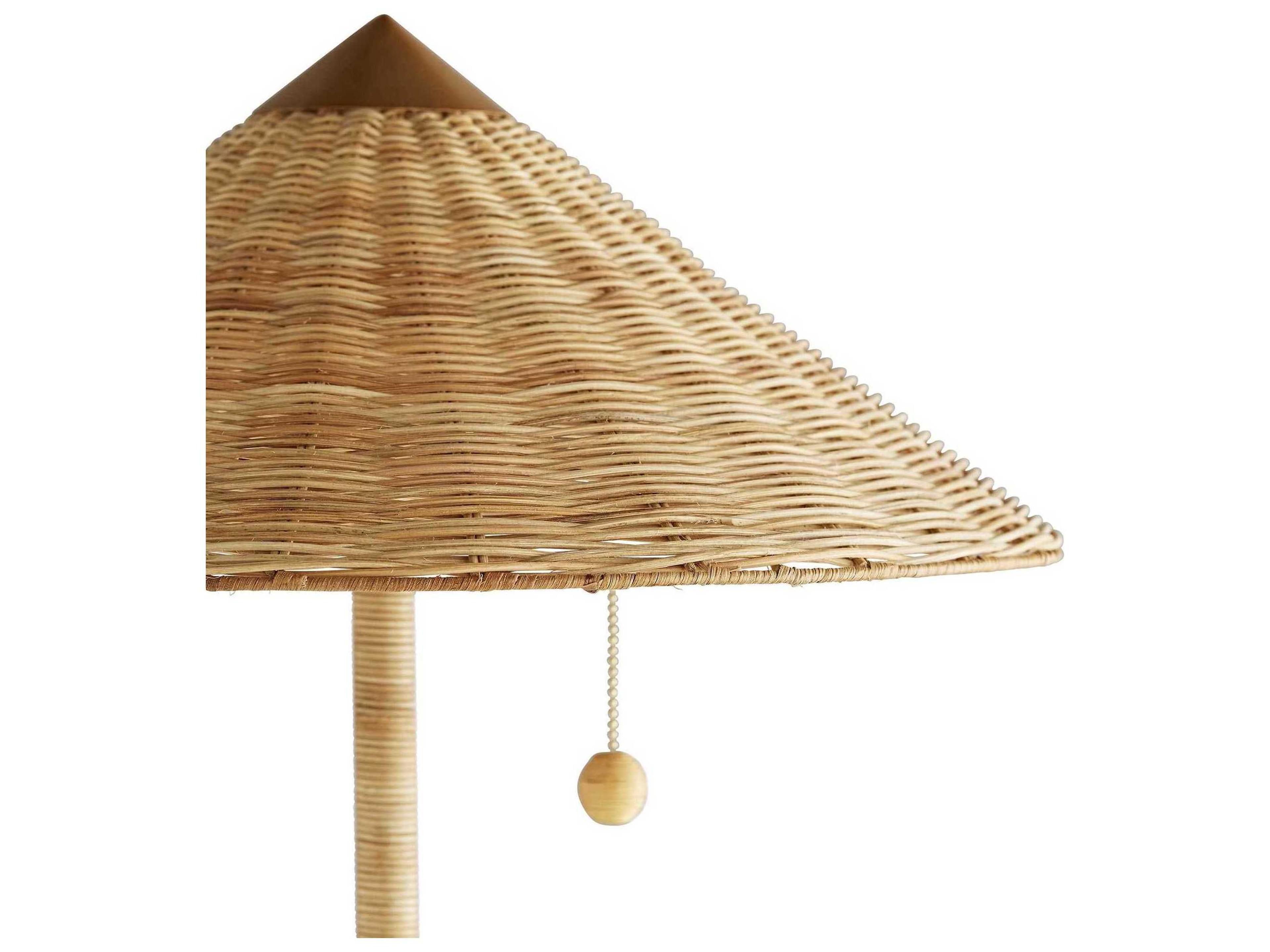 Arteriors Home Celerie Kemble Natural Wood Floor Lamp