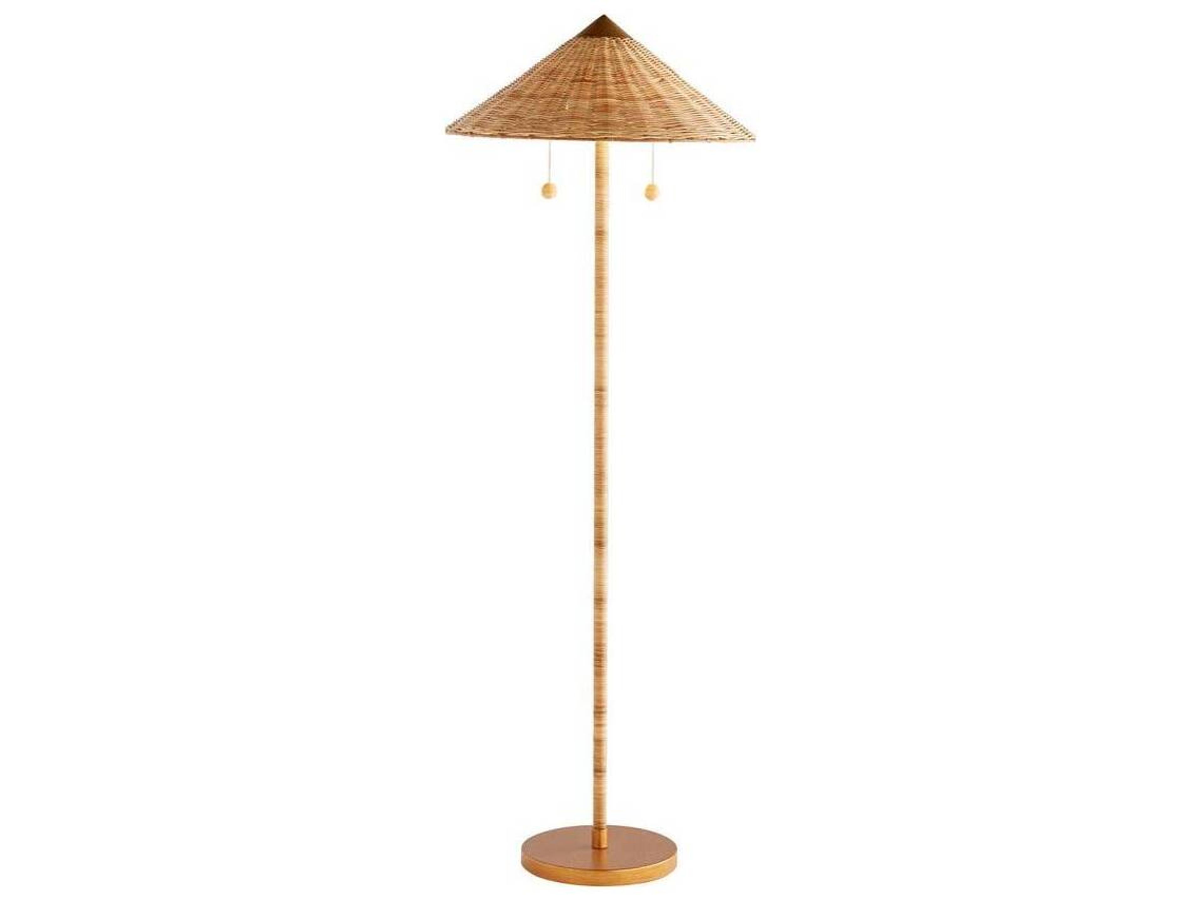 Arteriors Home Celerie Kemble Natural Wood Floor Lamp
