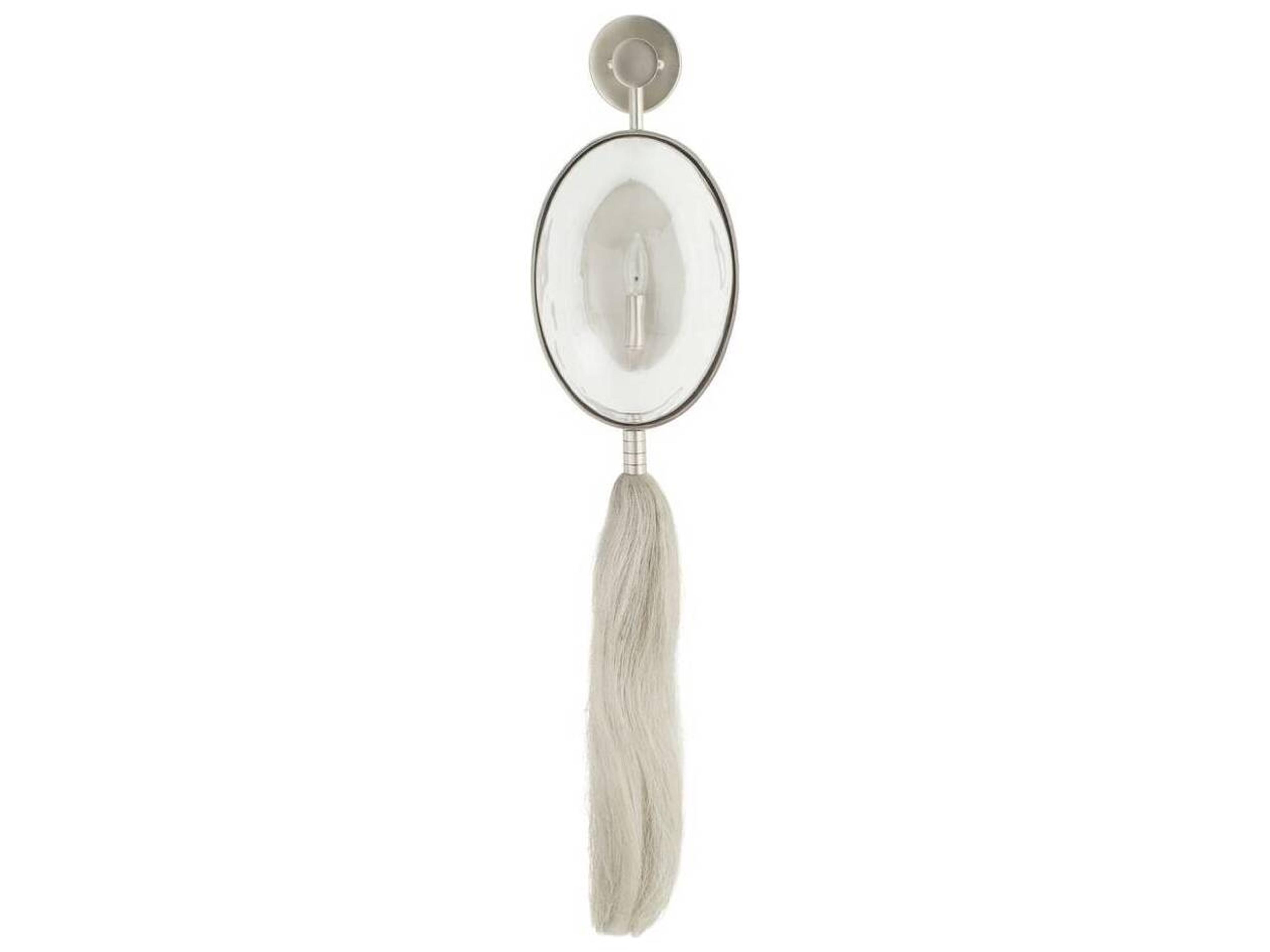 Arteriors Home Aramis 1-Light White Bronze Clear Wall Sconce