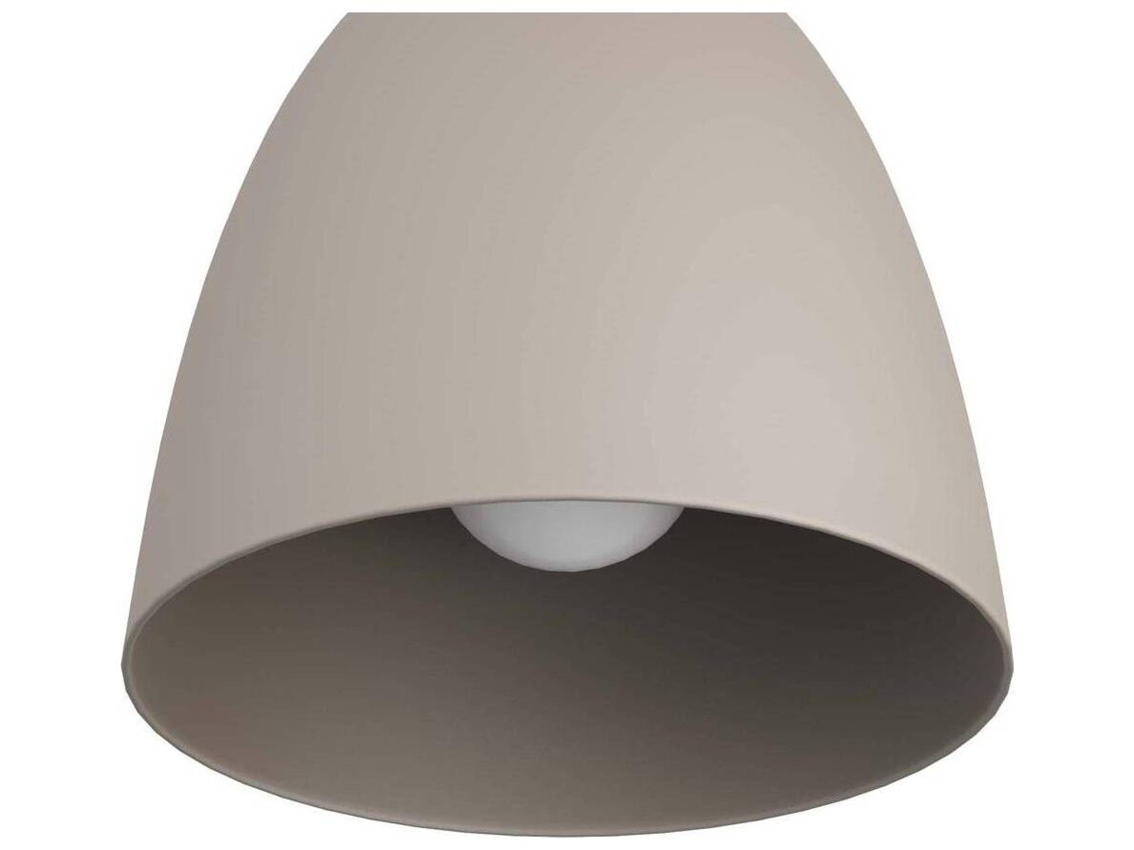 Arteriors Home 1-Light Taupe Gray Dome Mini Pendant