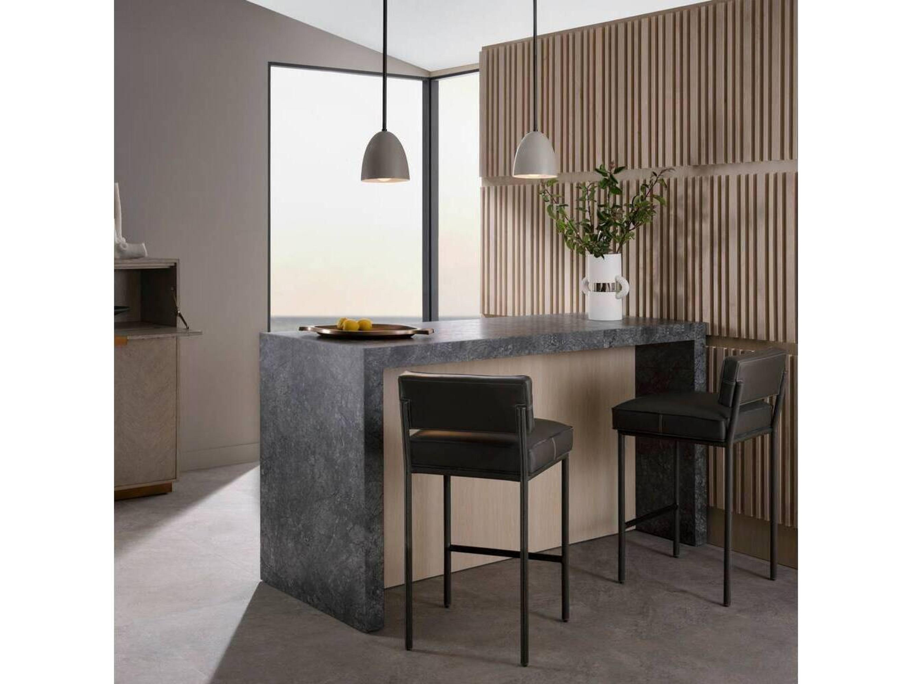 Arteriors Home 1-Light Taupe Gray Dome Mini Pendant