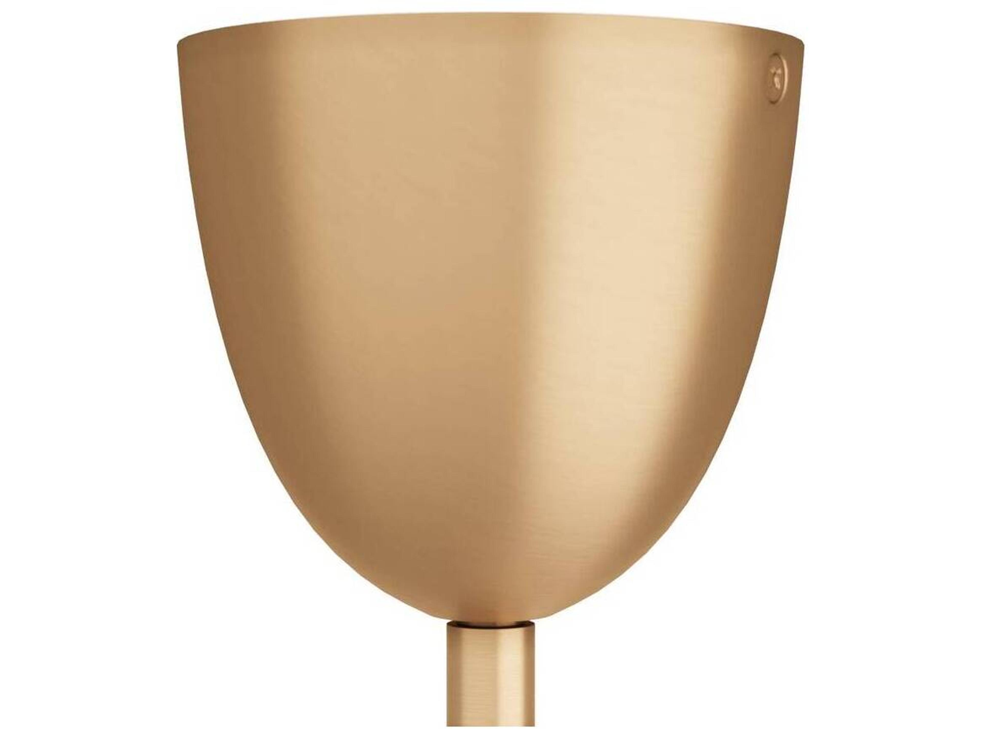 Arteriors Home 1-Light Clear Seedy Brass Round Pendant