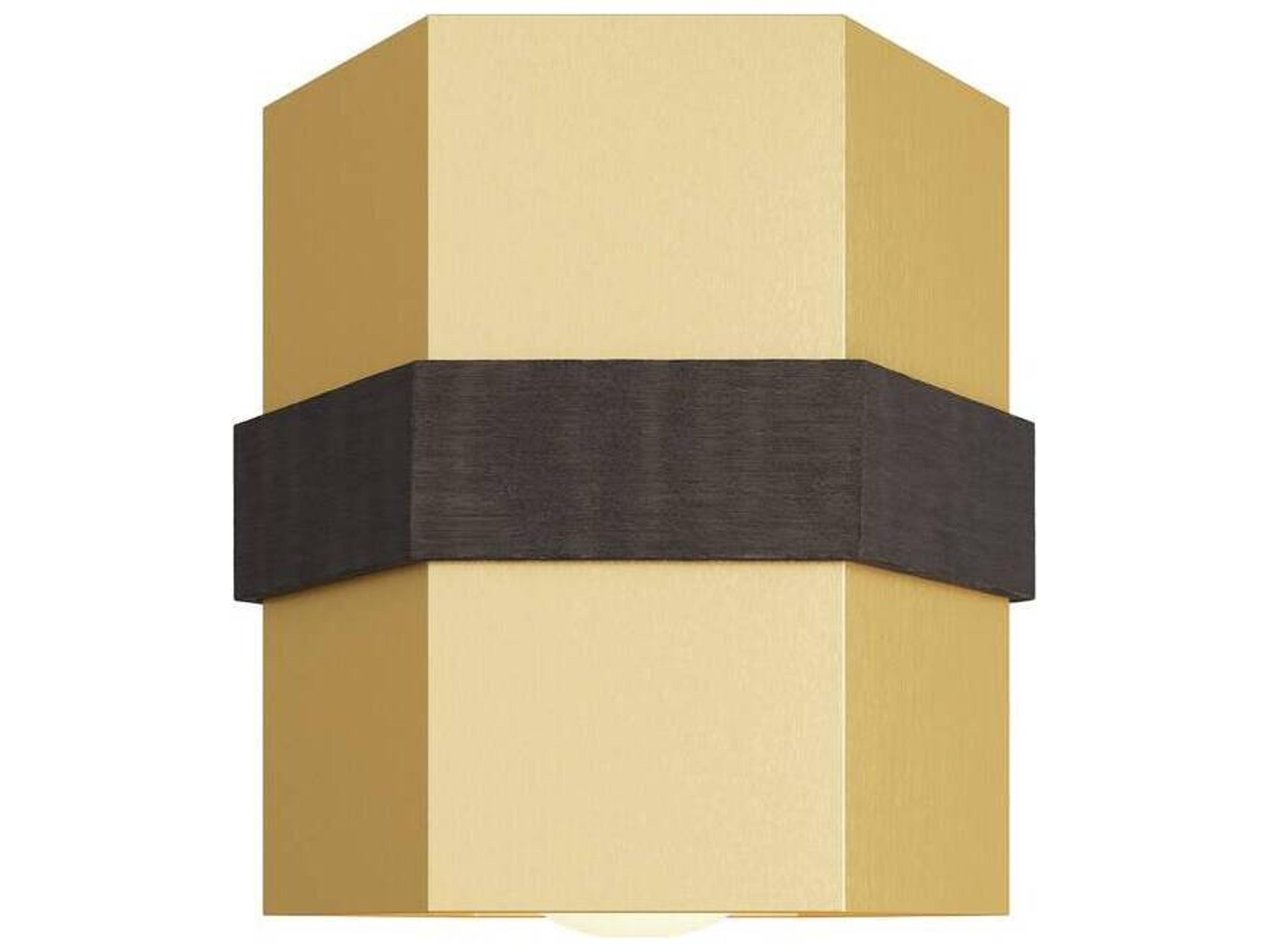 Arteriors Home 1-Light Antique Brass Geometric Flush Mount