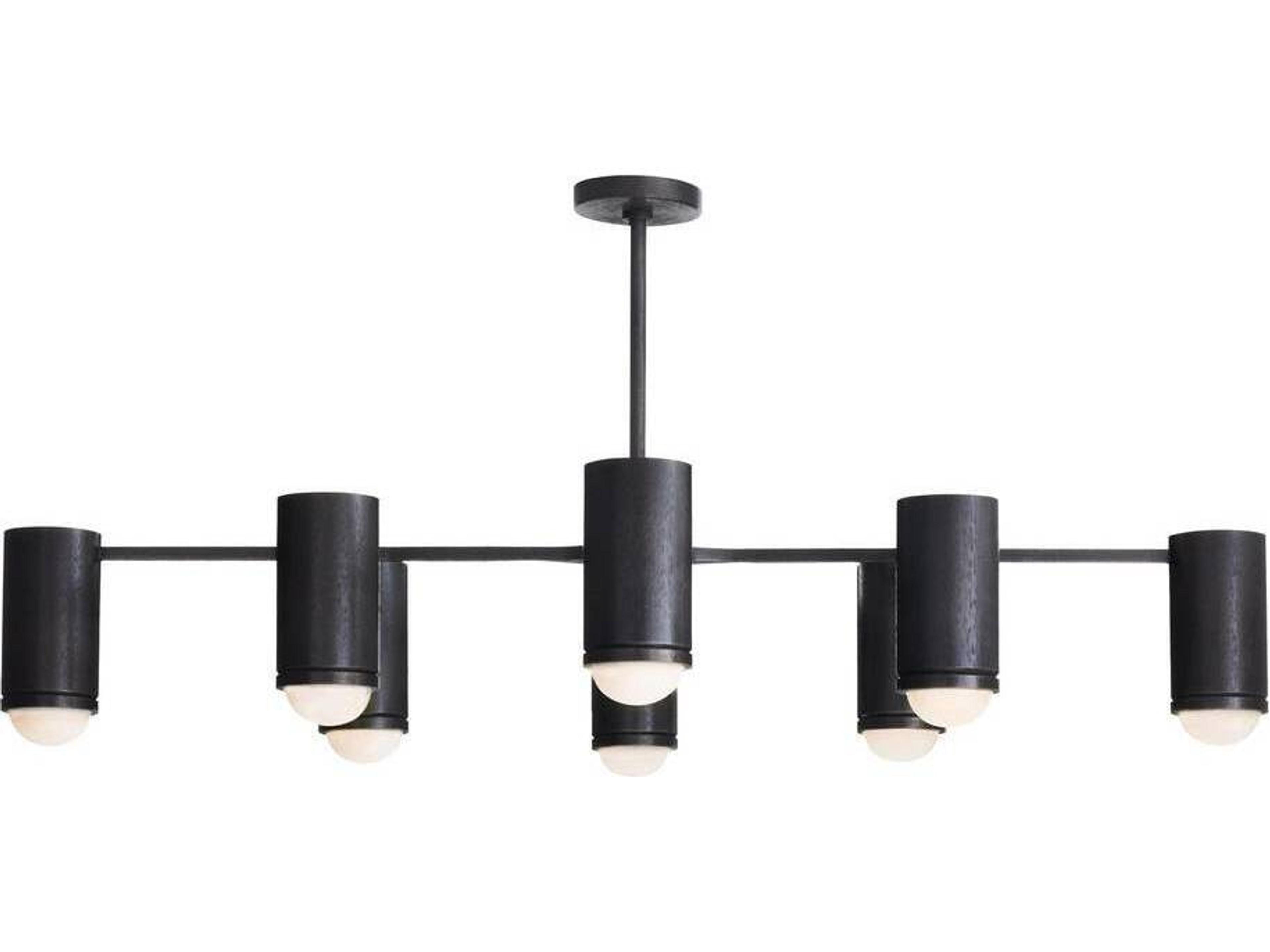 Arteriors Home Chattered English Bronze Cylinder Semi Flush Mount