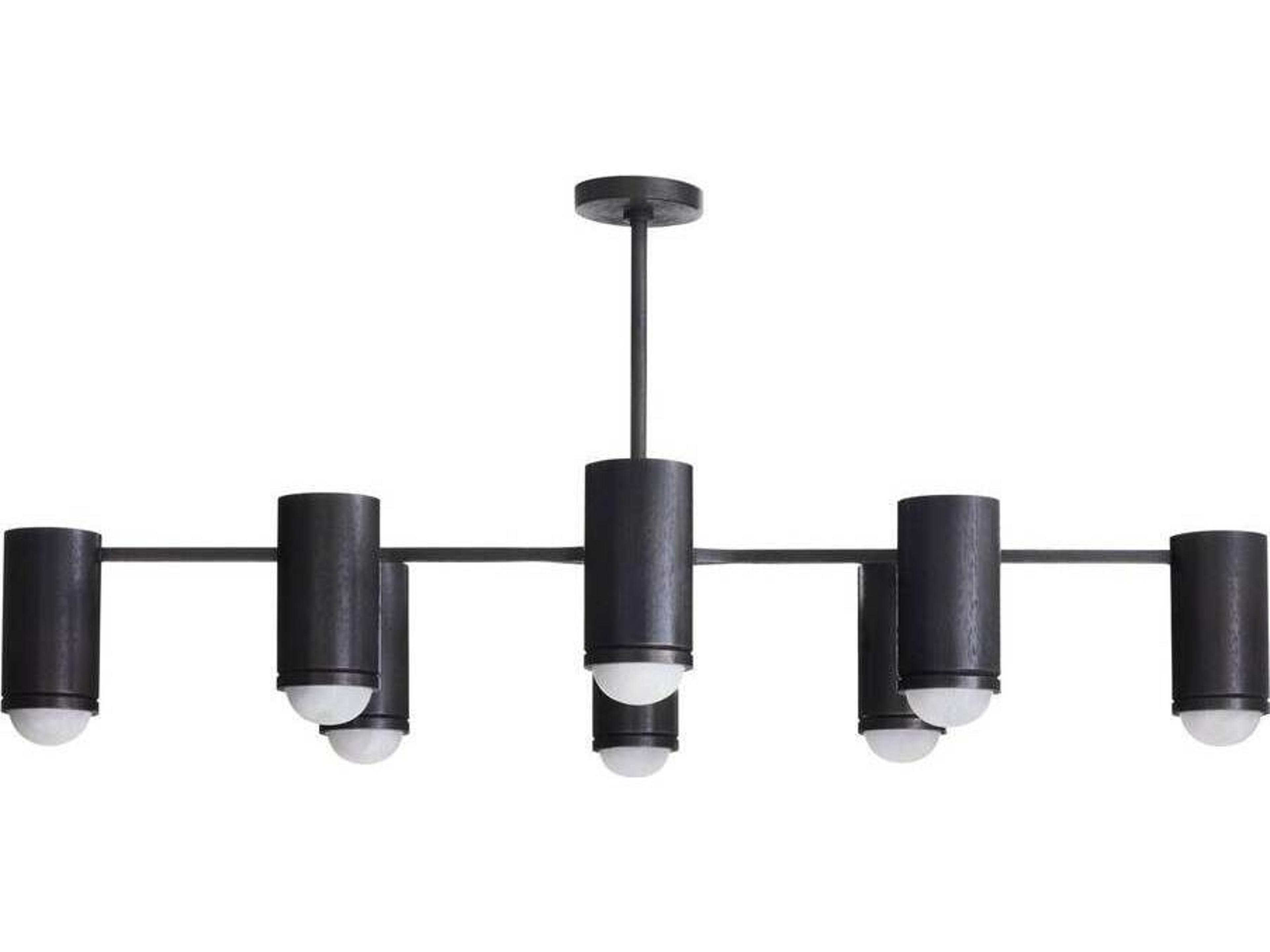 Arteriors Home Chattered English Bronze Cylinder Semi Flush Mount