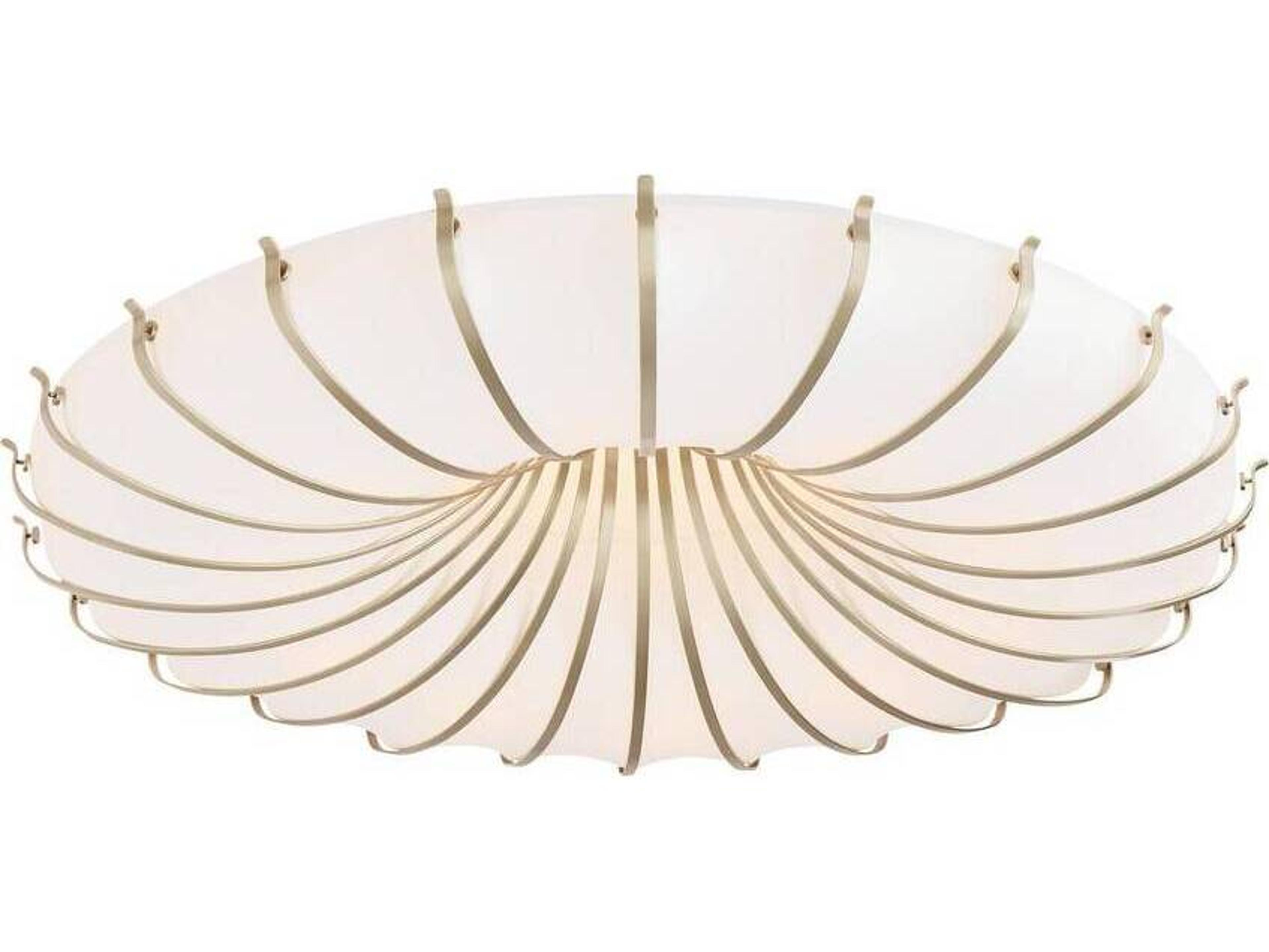 Arteriors Home Ivory White Round Flush Mount