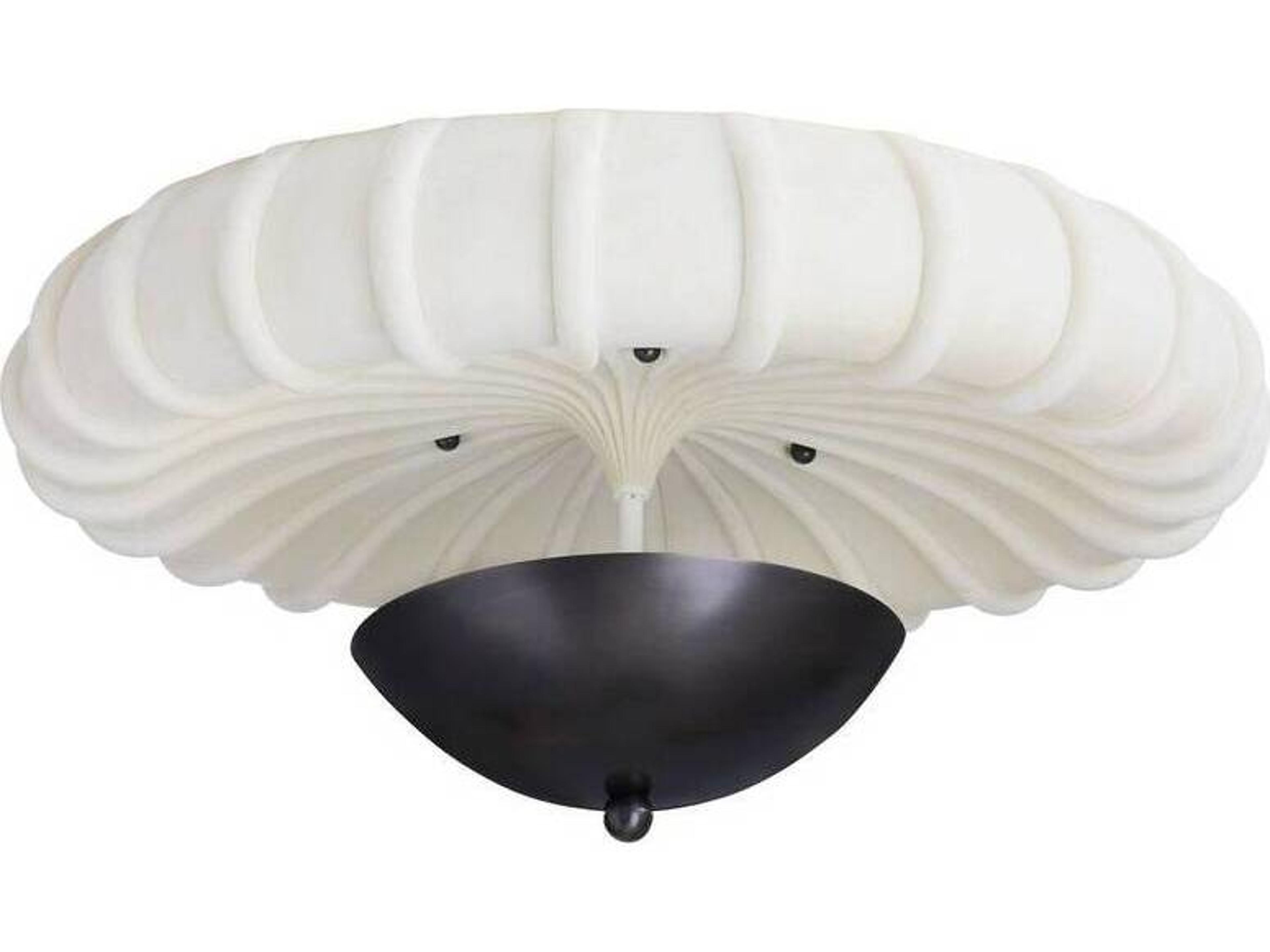 Arteriors Home English Bronze Bowl Round Flush Mount