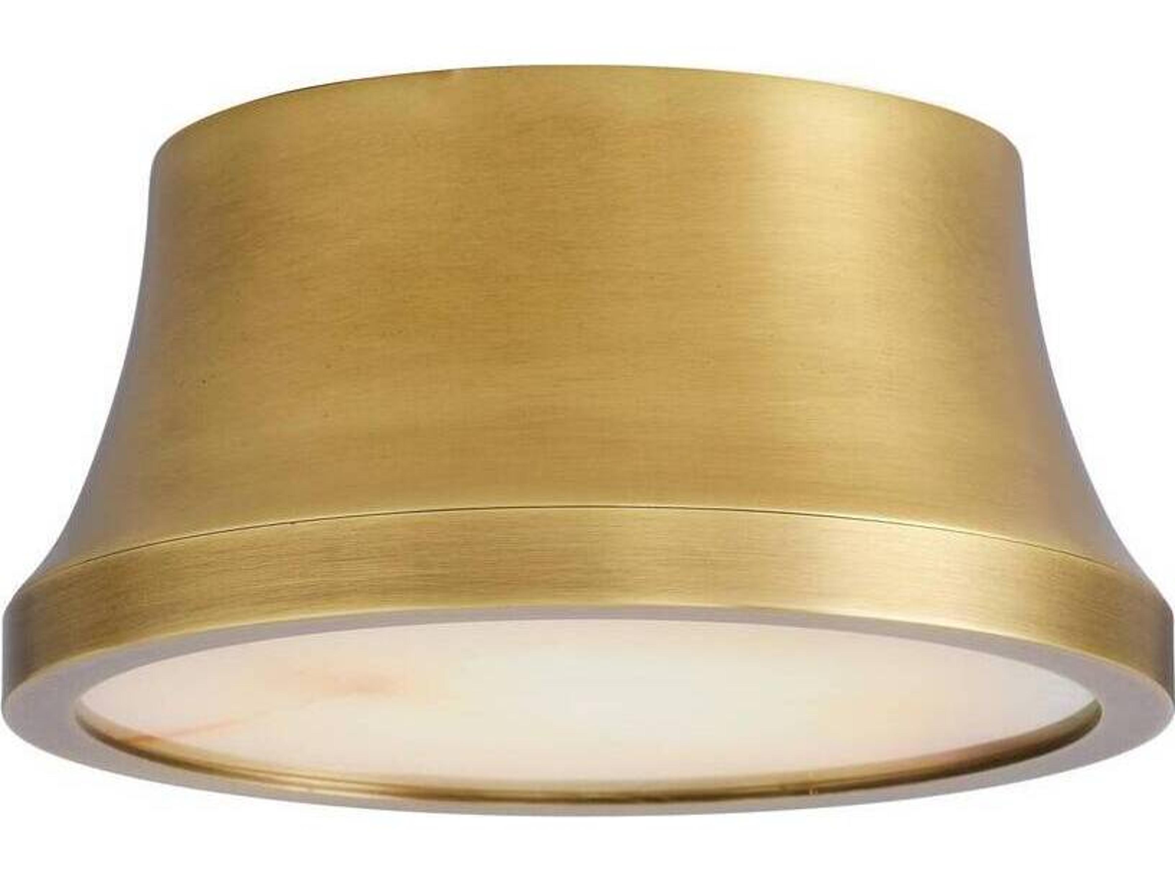 Arteriors Home Antique Brass Round Flush Mount